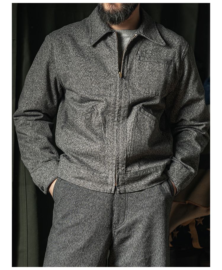 Salt-and-Pepper Cossack Jacket - Image 7