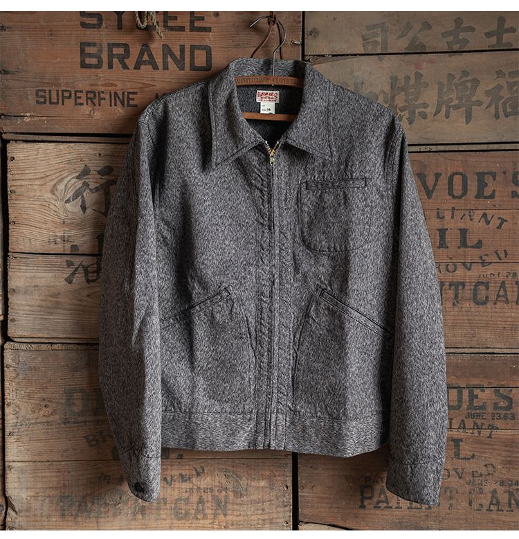 Salt-and-Pepper Cossack Jacket - Image 8