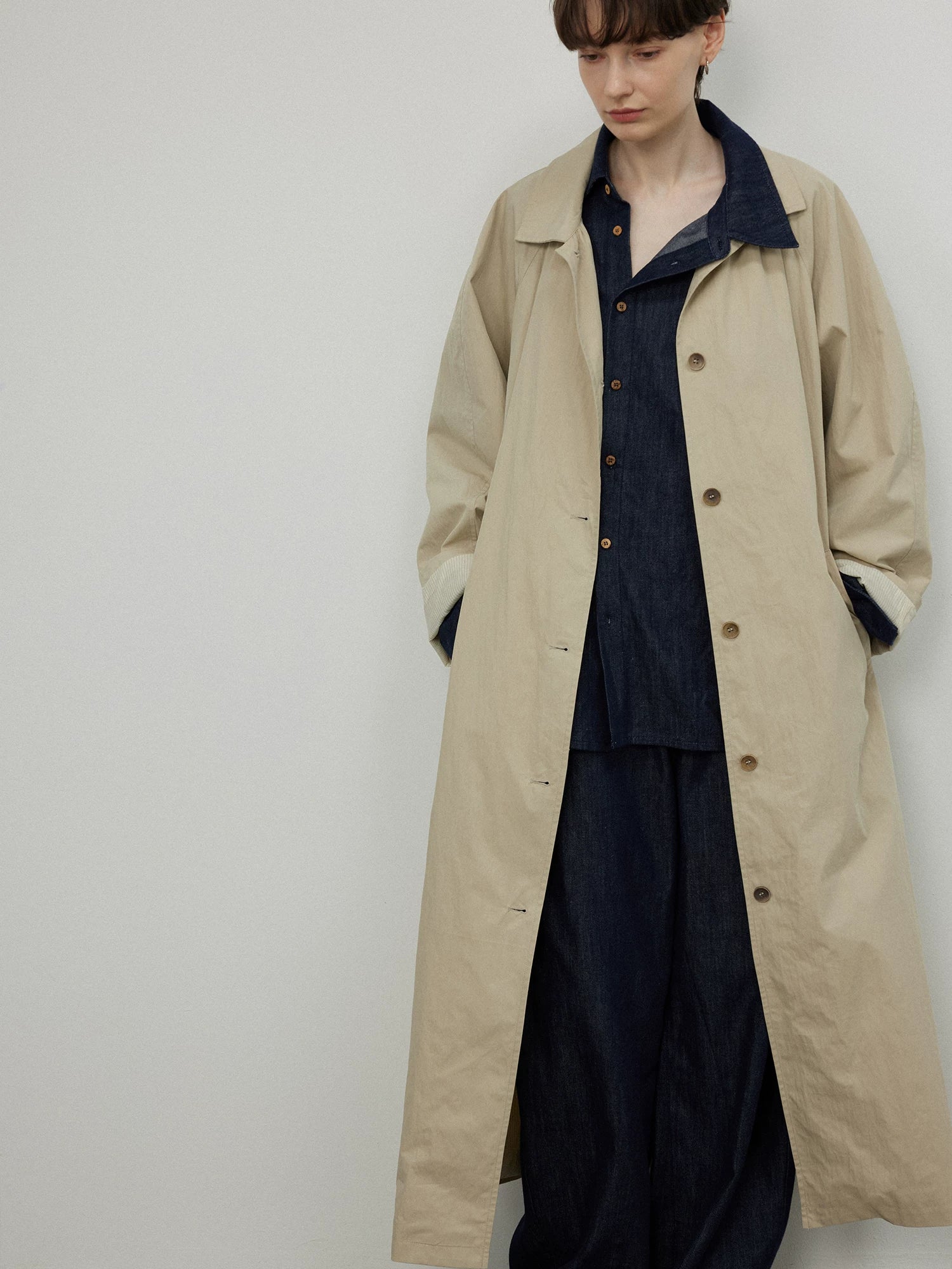 Sandwashed Belted Trench - Image 6