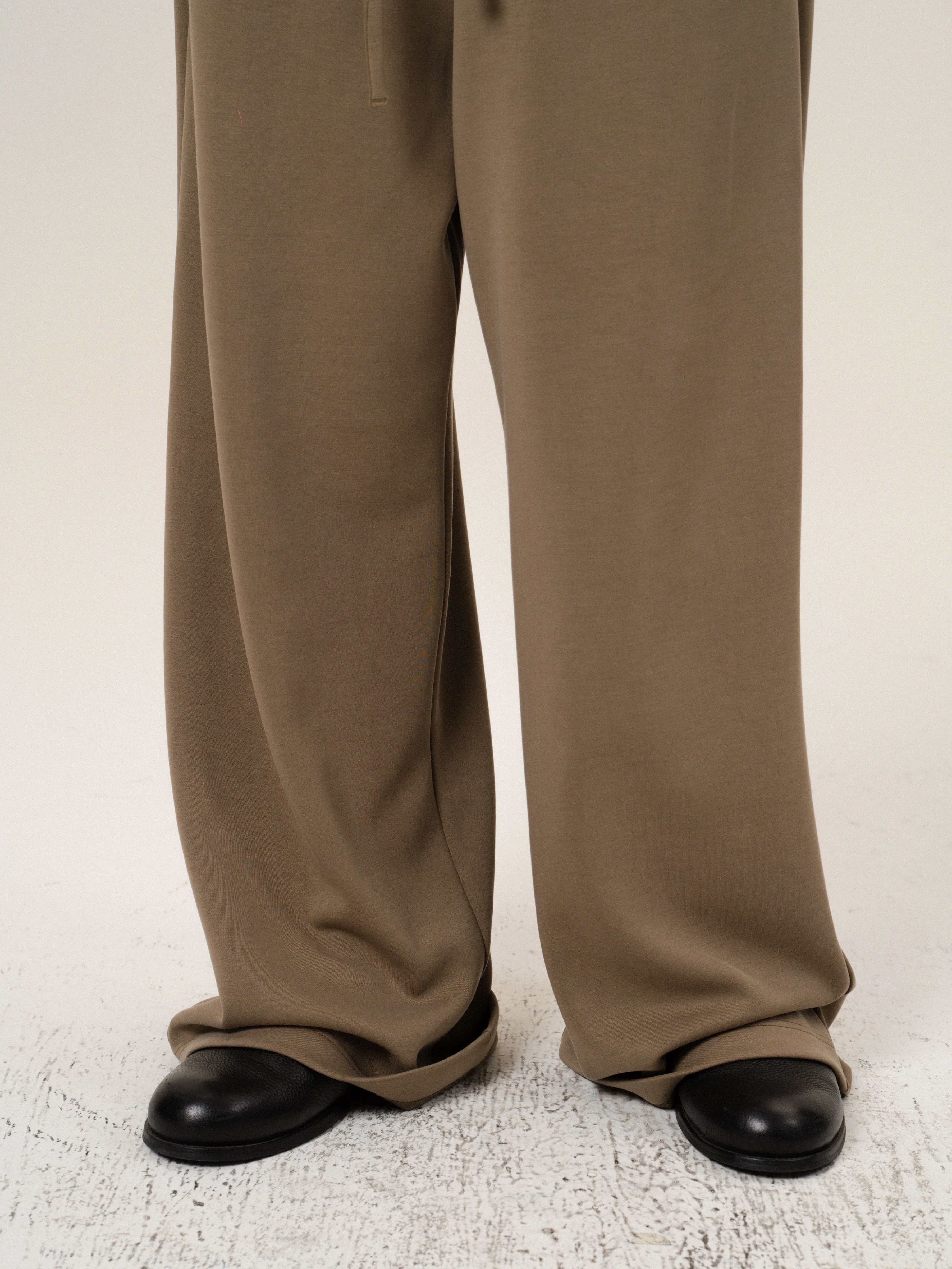 Sandwashed Modal Wide-Leg Drawstring Pants - Image 5