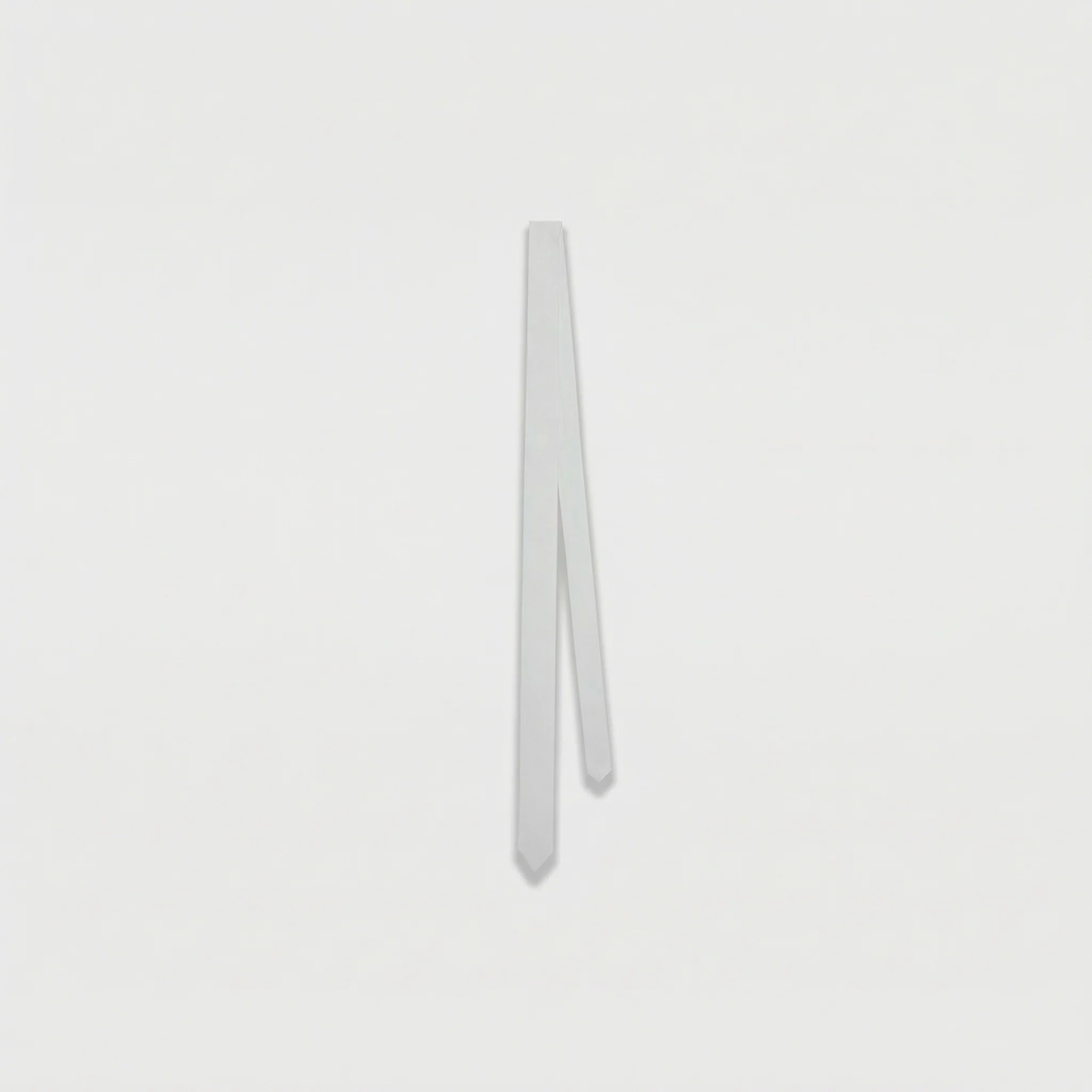 Satin Pleated Textured Necktie - Image 5