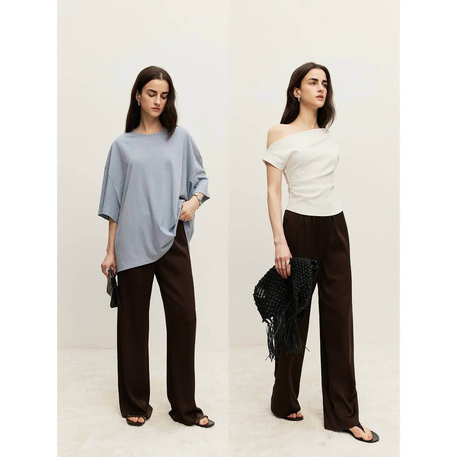 Satin Wide-Leg Pants - Image 2