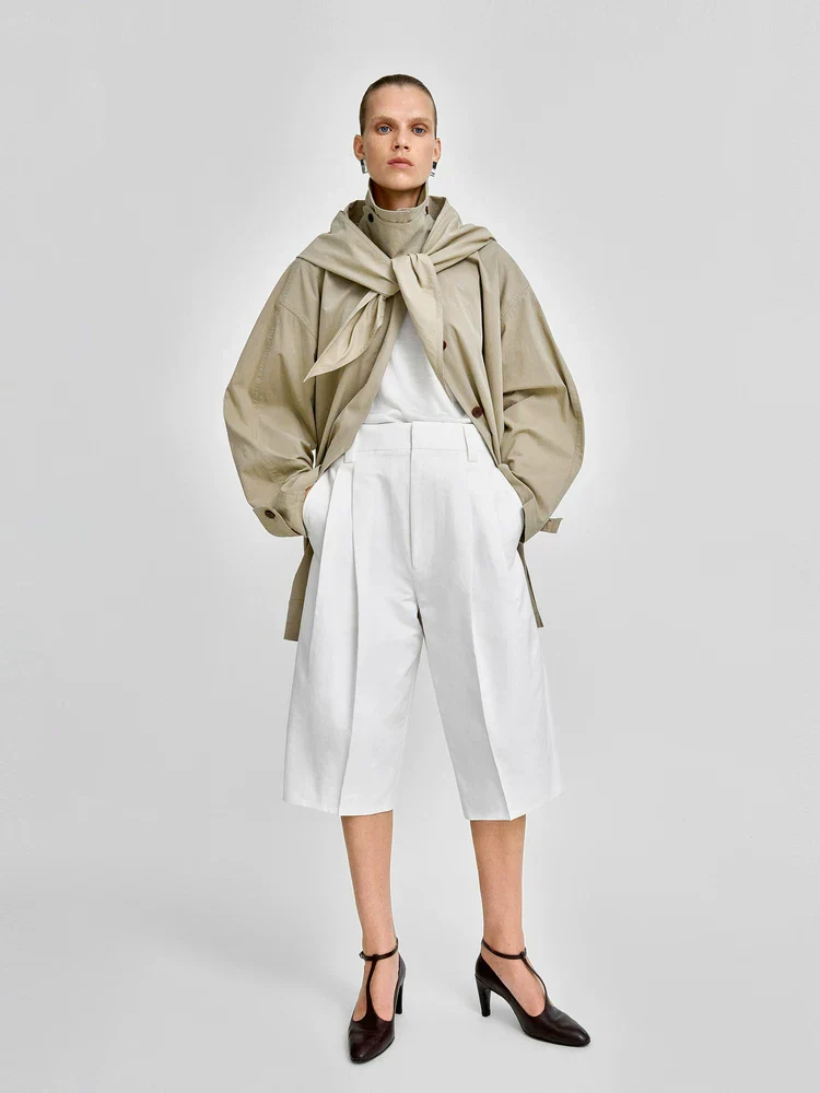 Scarf Collar Jacket - Image 2