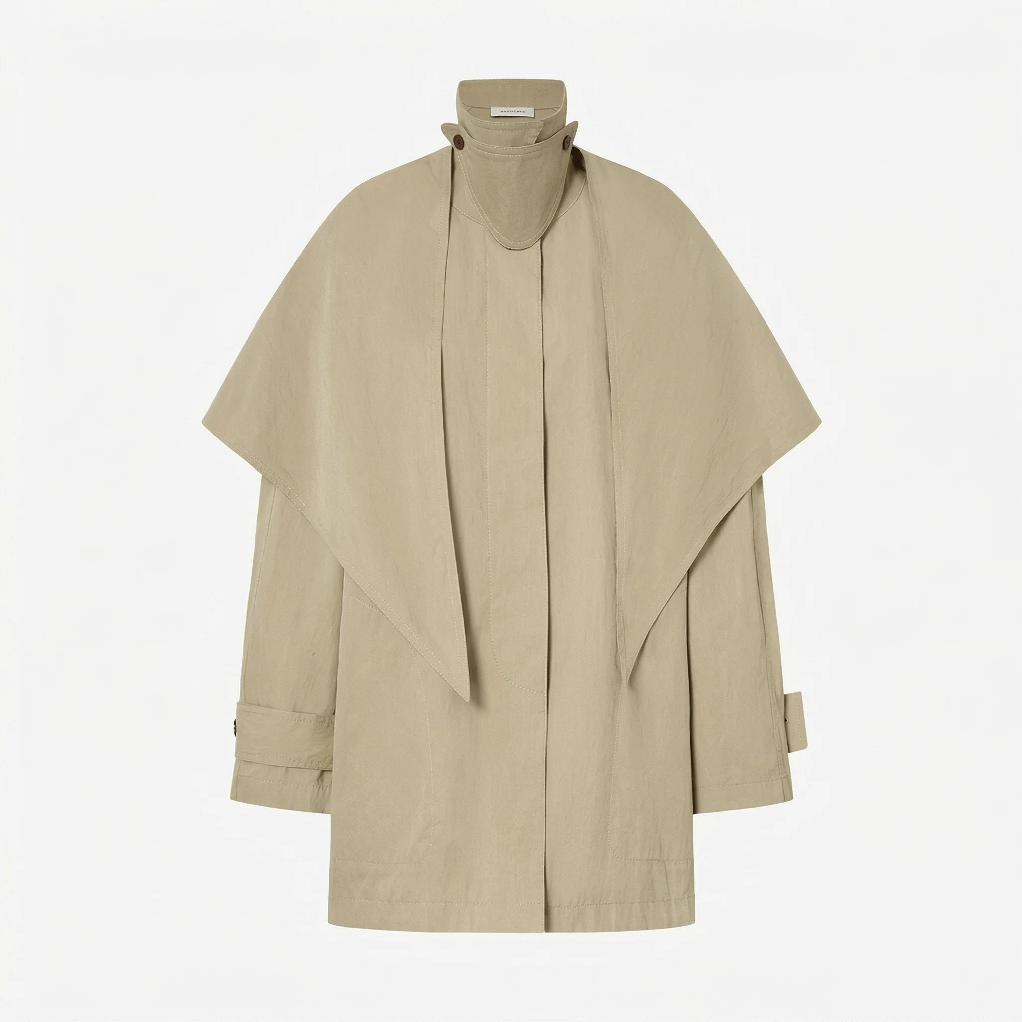Scarf Collar Jacket - Image 6