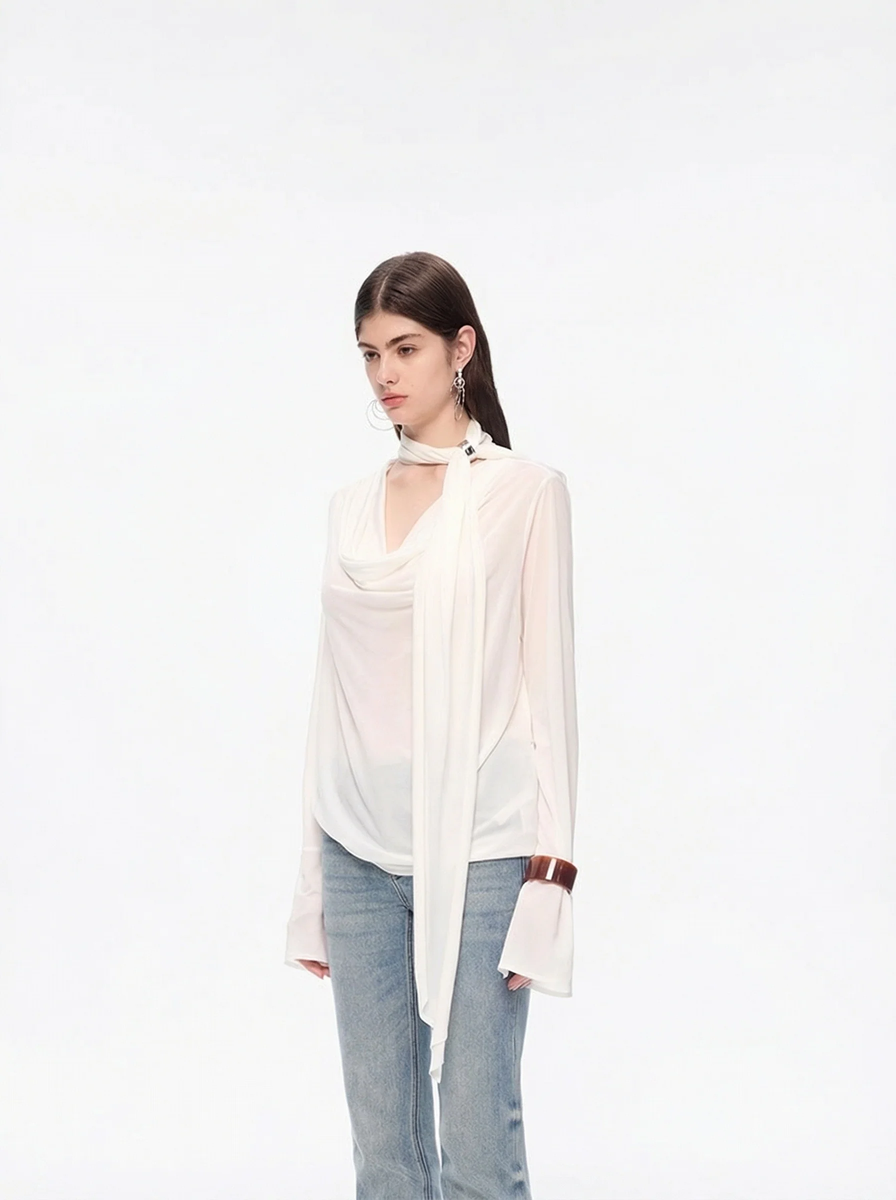 Scarf Cowl Top - Image 7