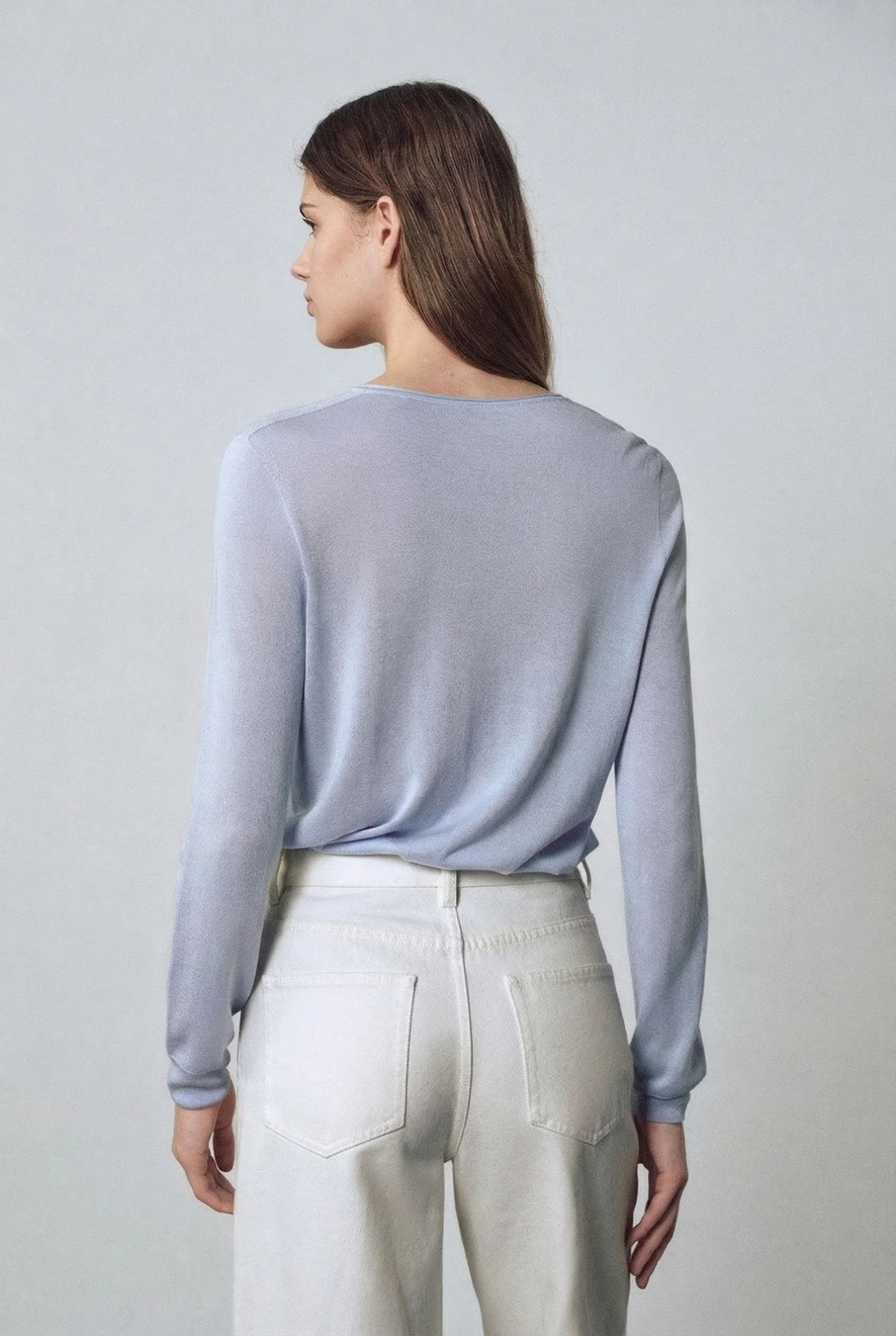 Scoop Neck Knit Top - Image 3