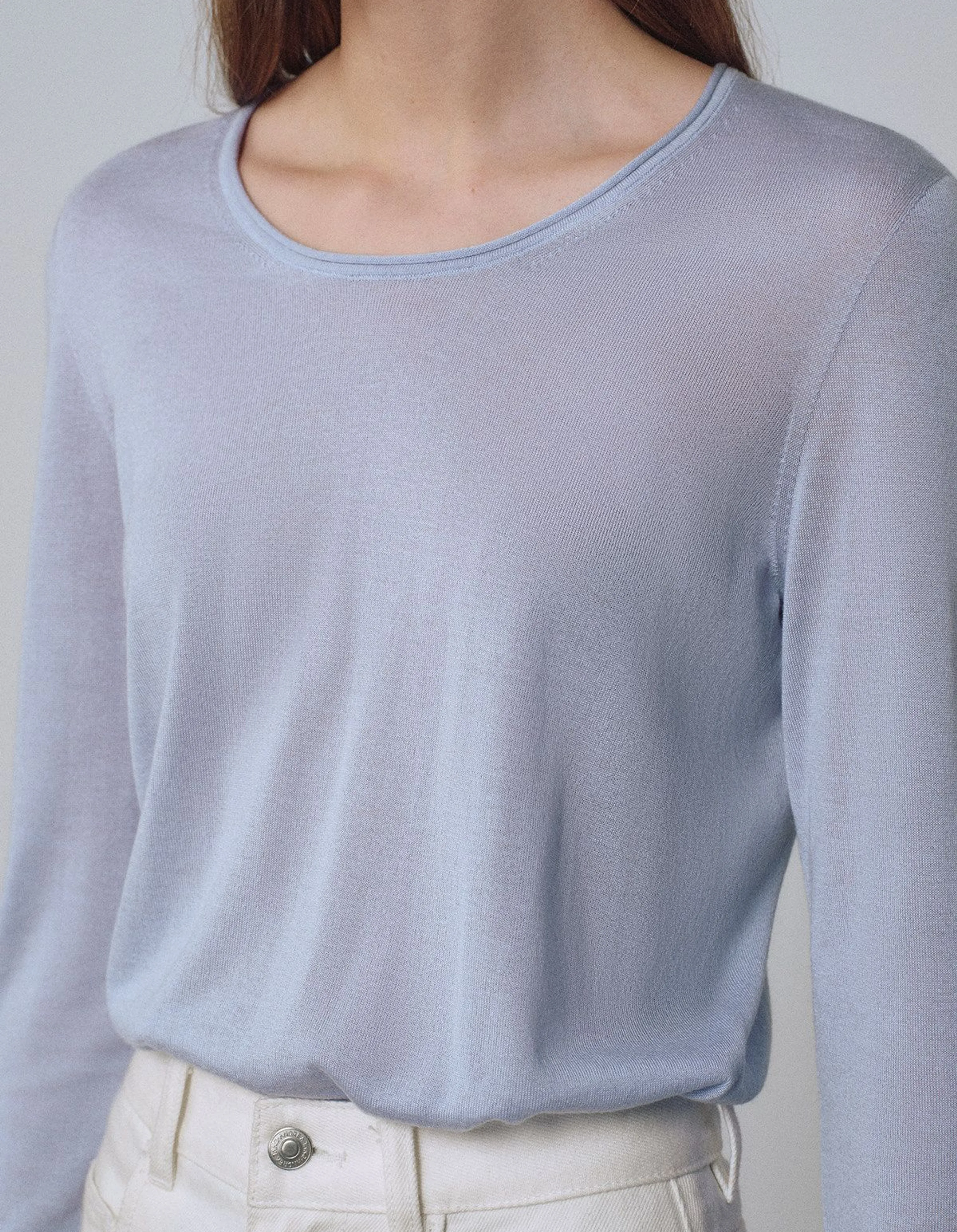 Scoop Neck Knit Top - Image 7