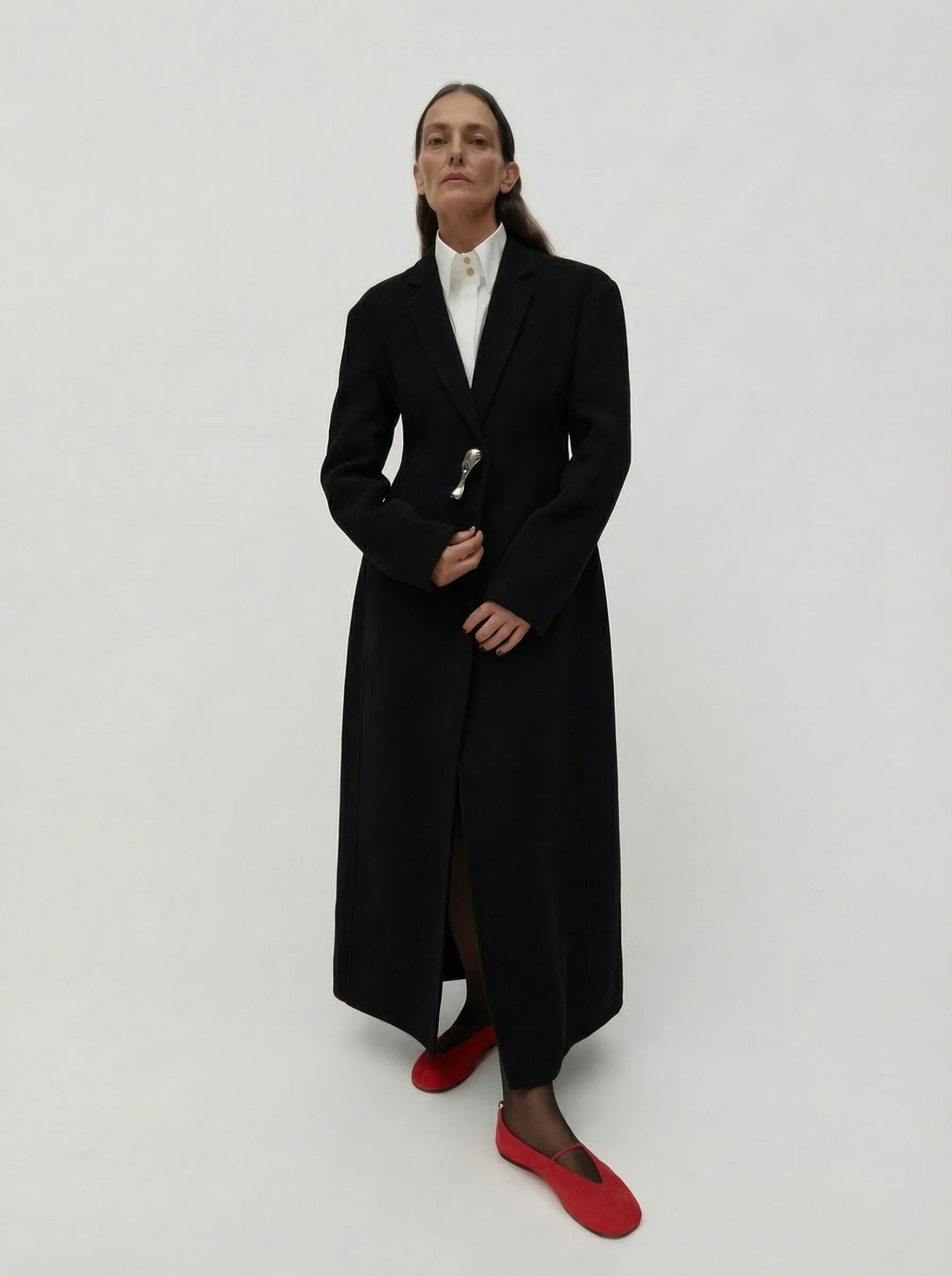 Sculptural Clasp Coat - Image 2