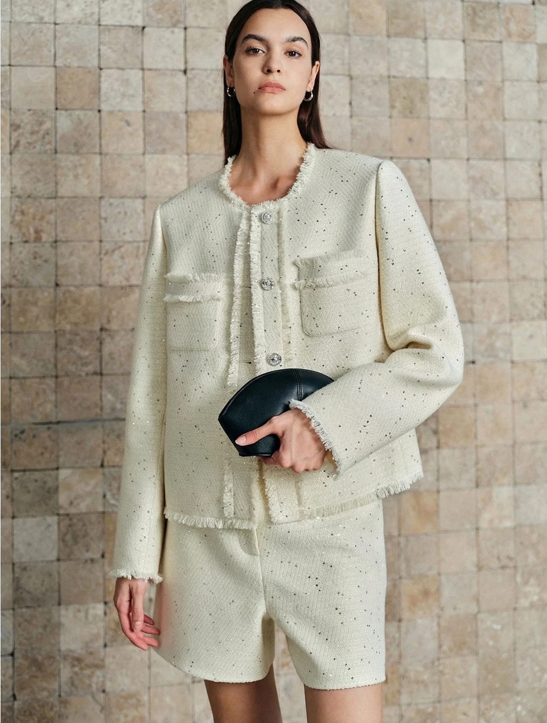 Seine Shimmer Tweed Jacket & Shorts - Image 6