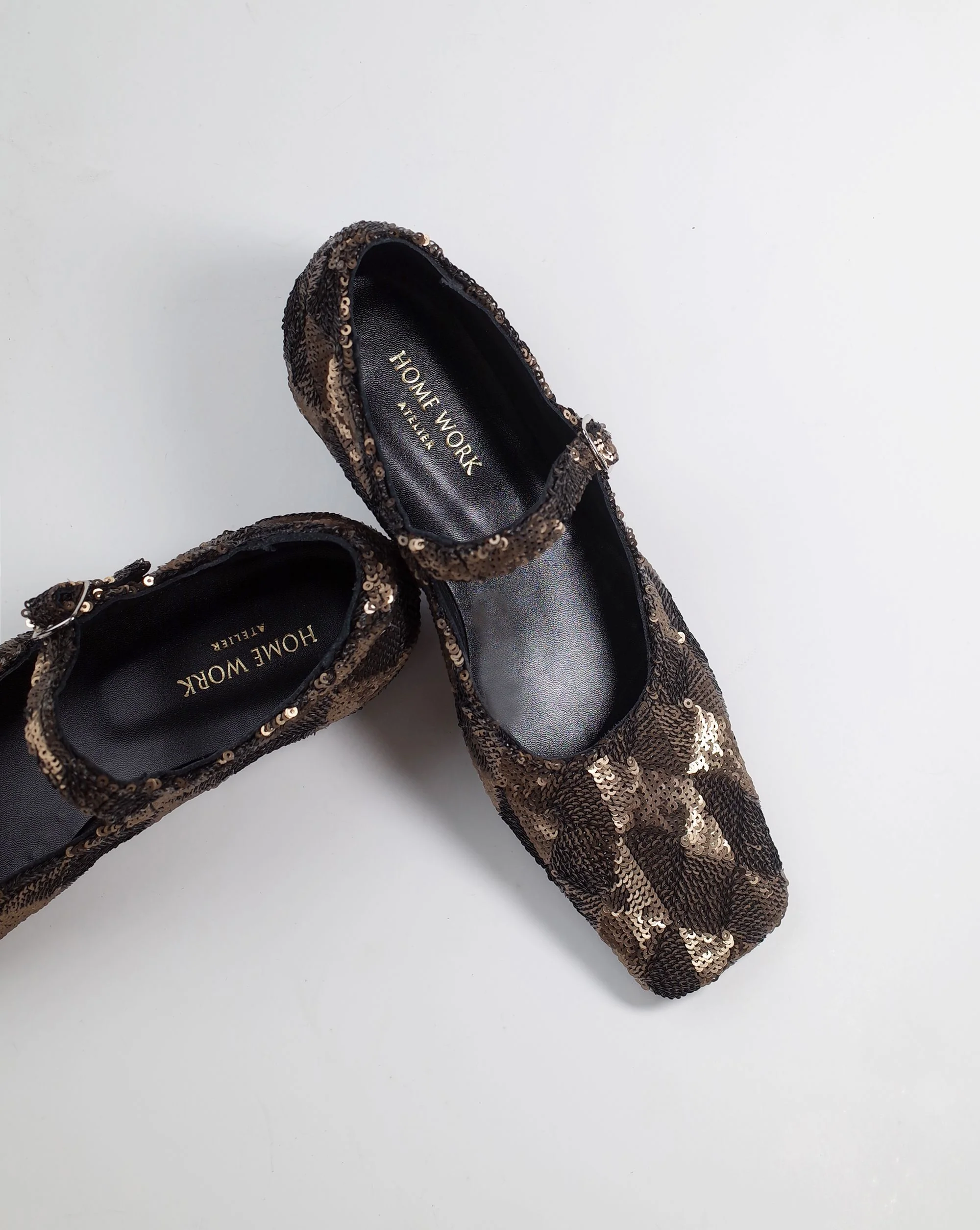 Sequin Mary Jane Flats - Image 3