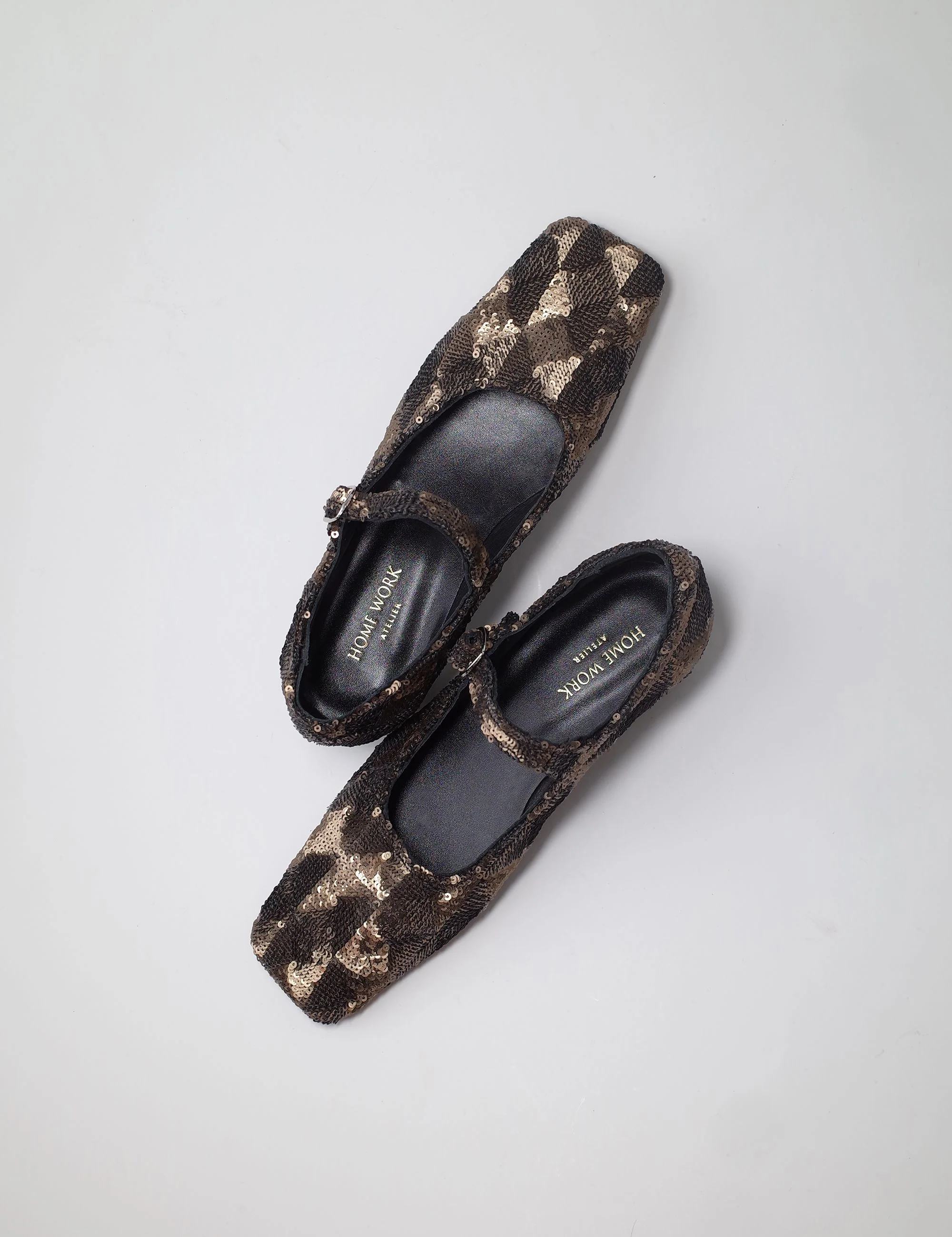 Sequin Mary Jane Flats - Image 5