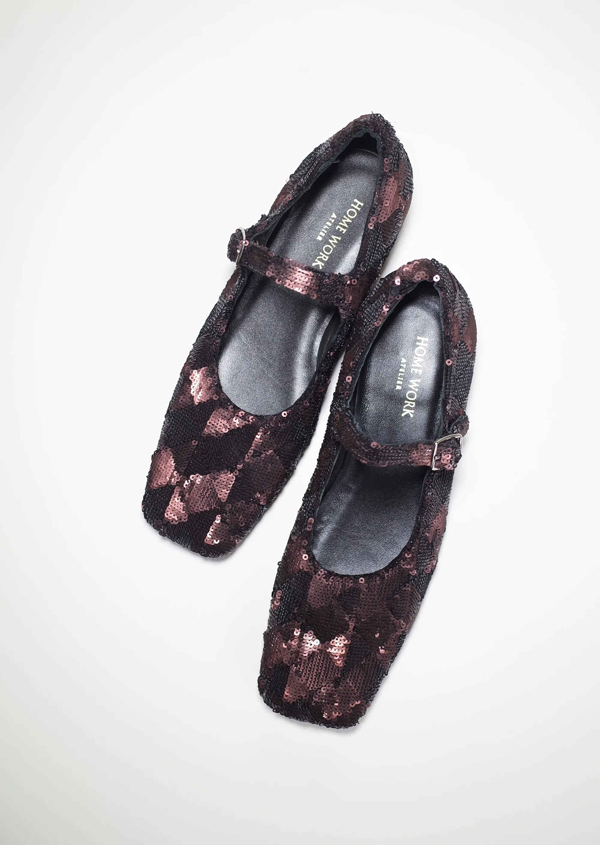 Sequined Mary Jane Flats - Image 4