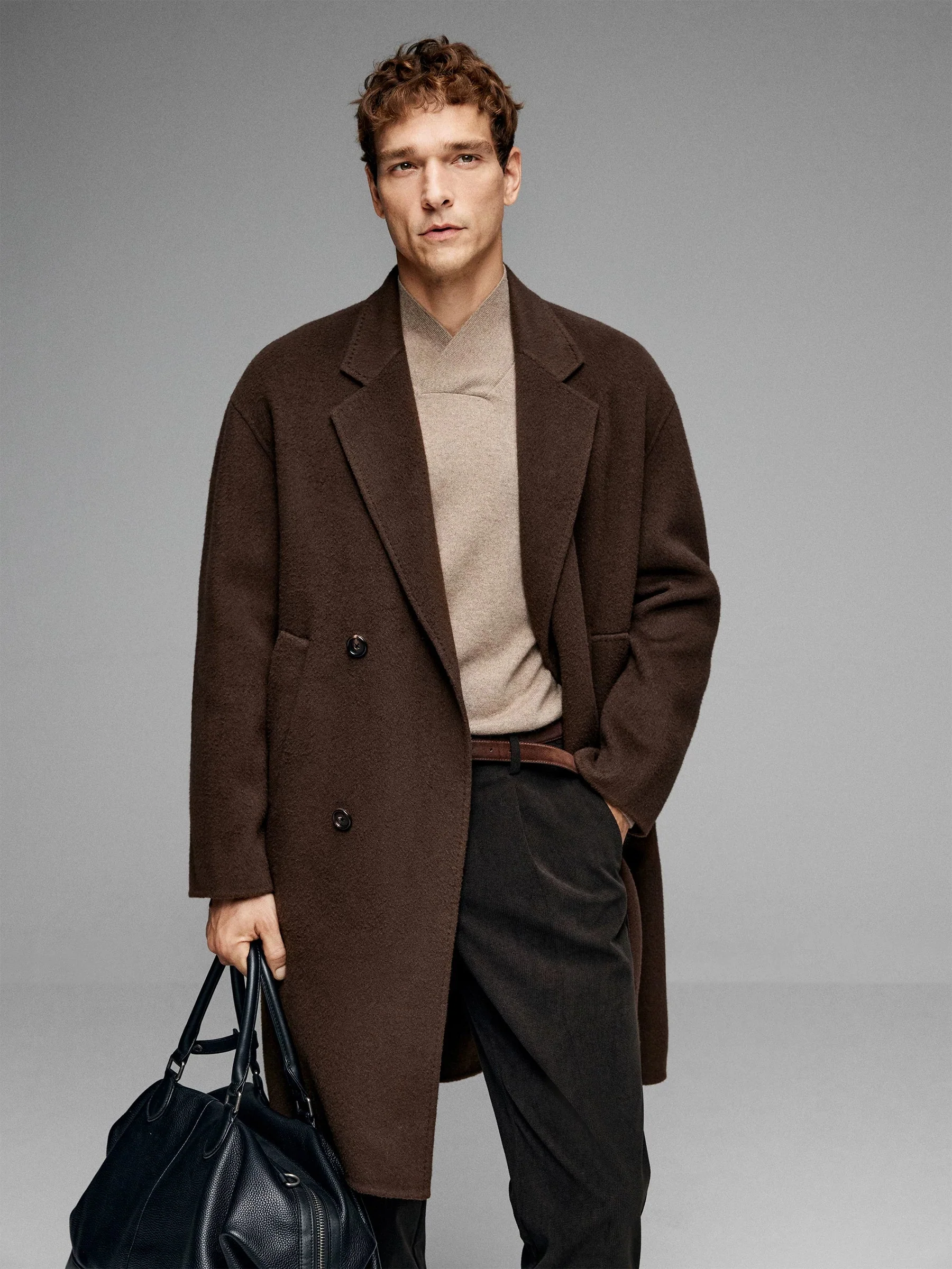 Shawl Collar Cashmere Sweater - Image 3