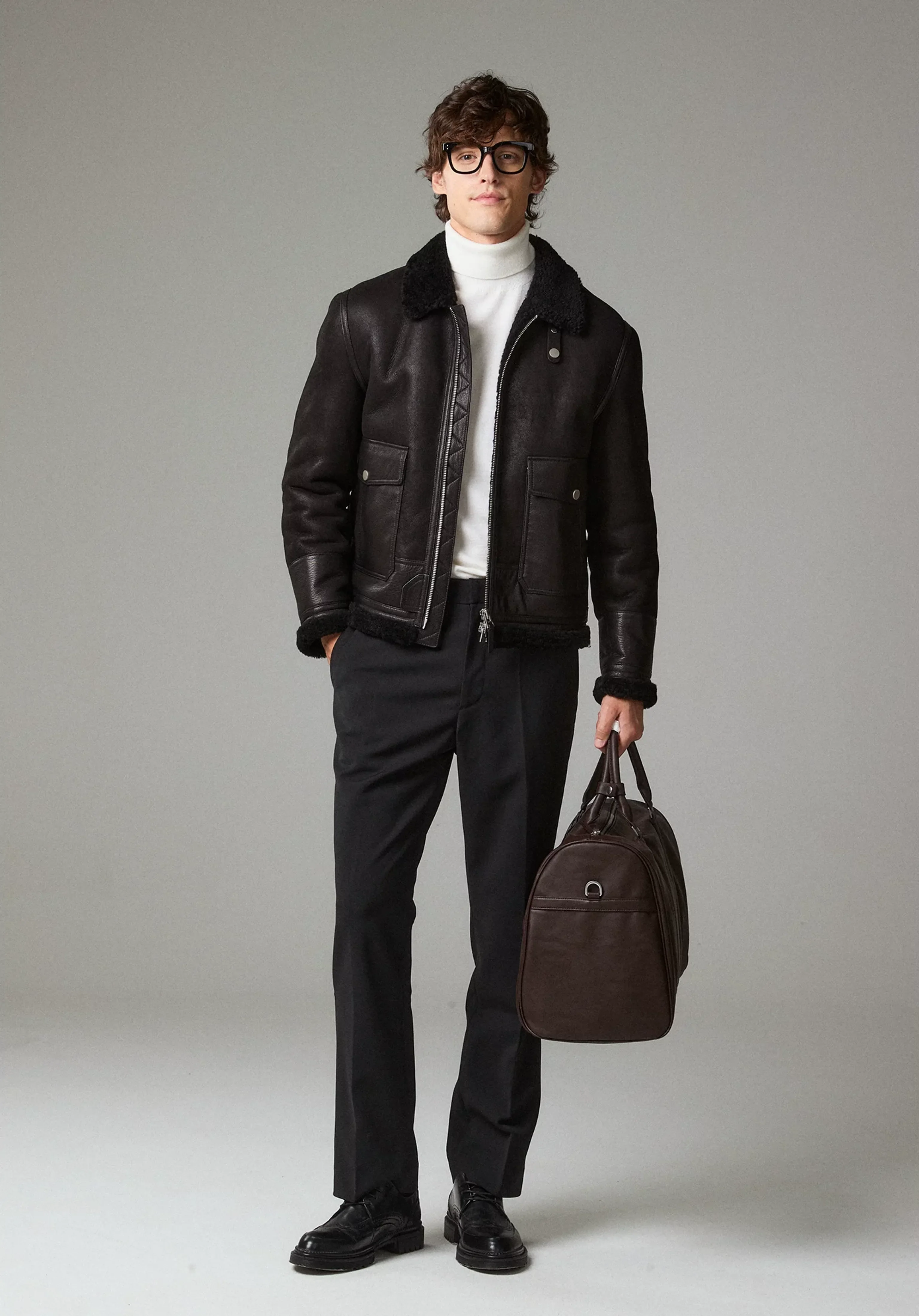 Shearling Aviator Jacket