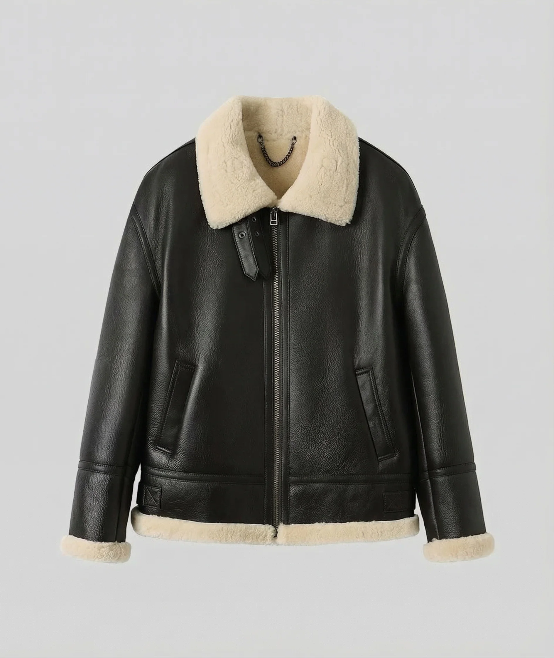 Shearling Aviator Jacket - Image 6