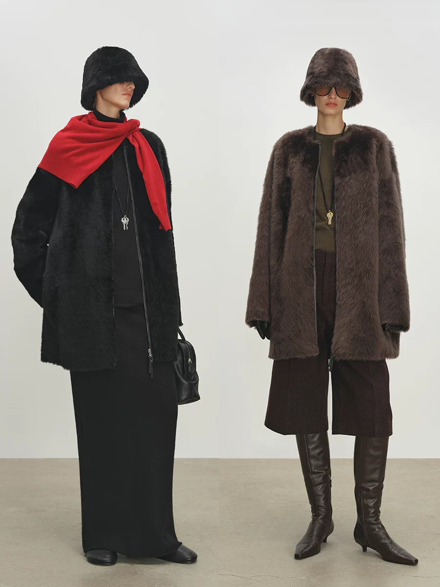 Shearling Zip Coat - Image 3