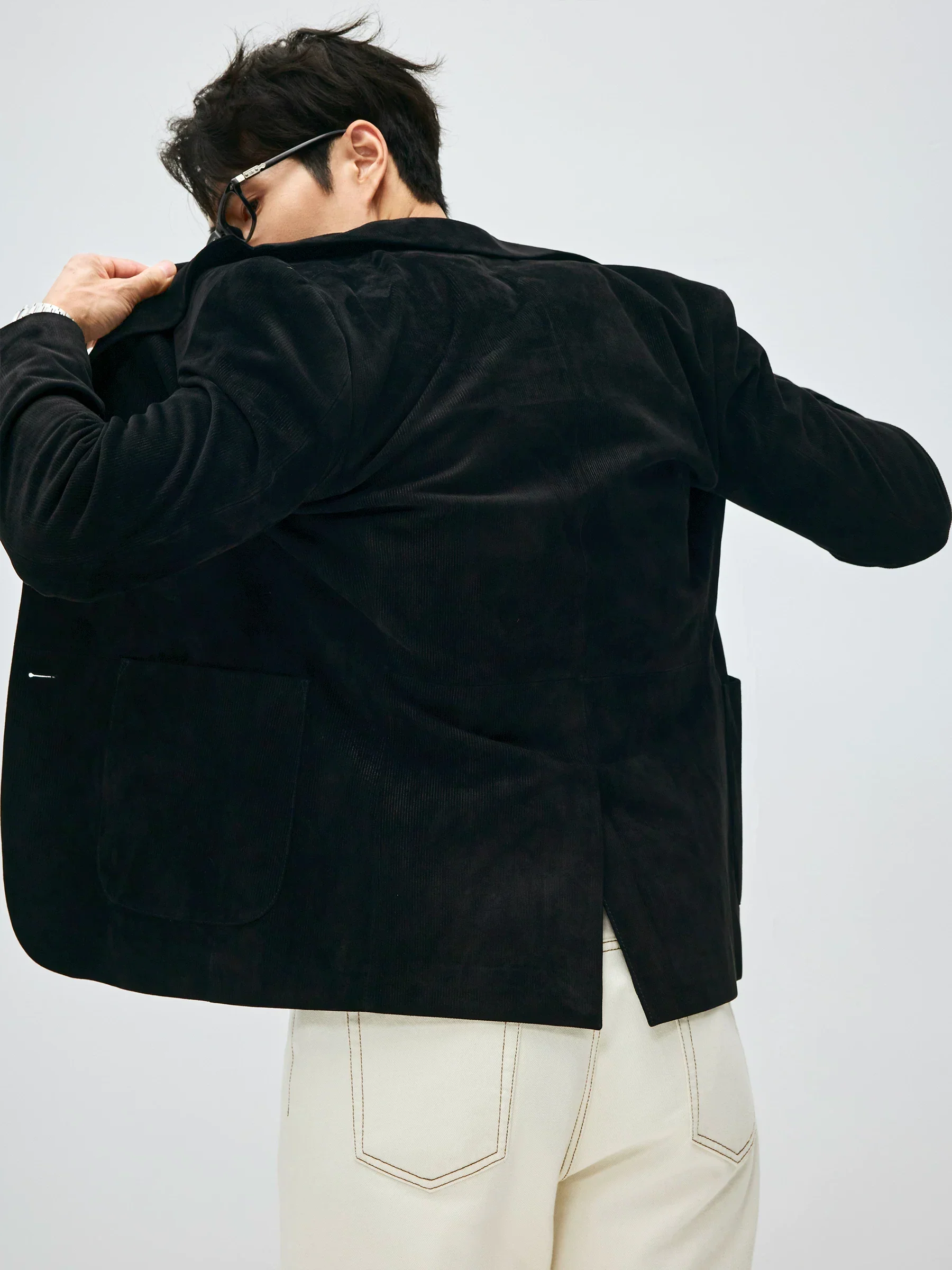 Sheepskin Leather Blazer - Image 5