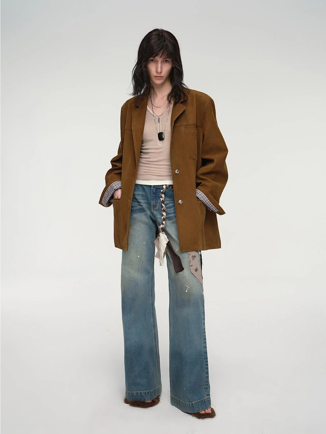 Sheepskin Leather Jacket - Image 4