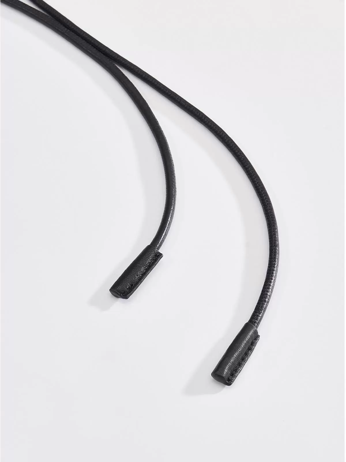 Sheepskin Leather Slim Wrap Belt - Image 4