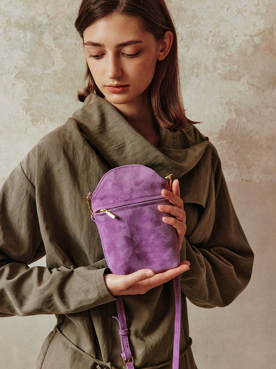 Sheepskin Mini Crossbody Bag