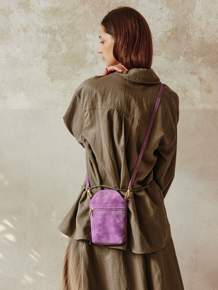 Sheepskin Mini Crossbody Bag - Image 2
