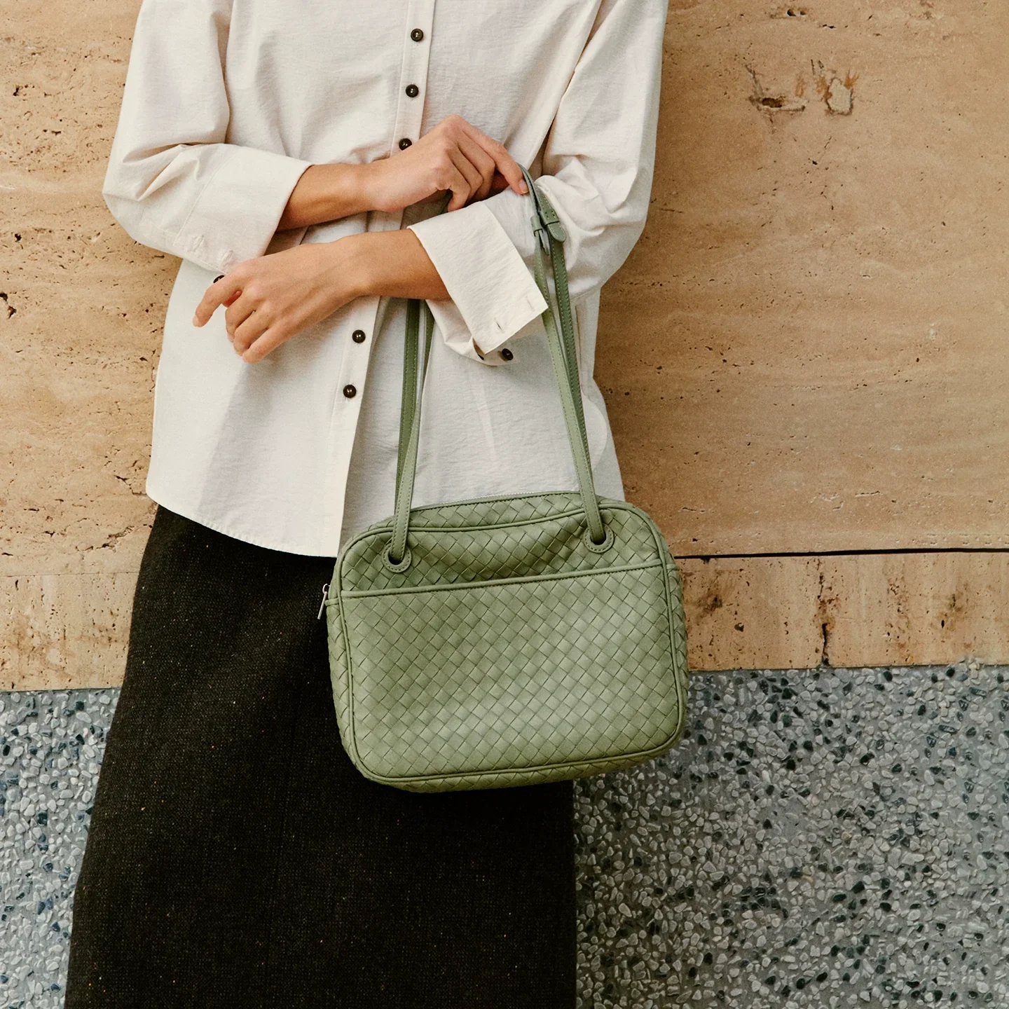 Sheepskin Pillow Tote - Image 6