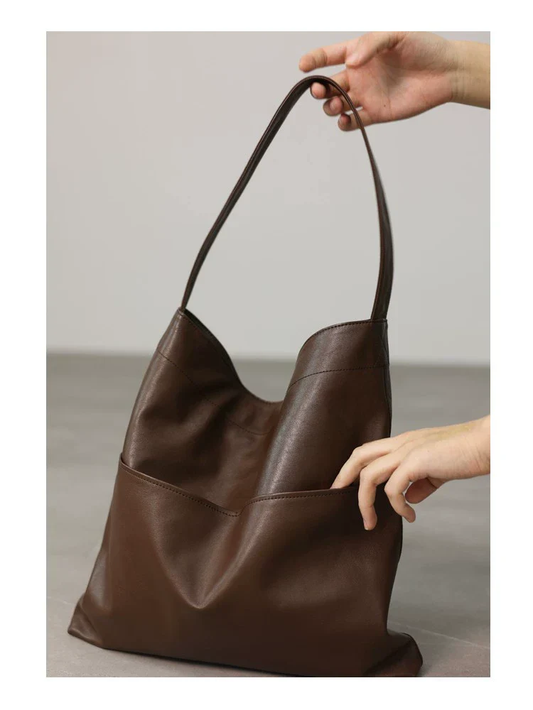 Sheepskin Soft Shoulder Tote - Image 7
