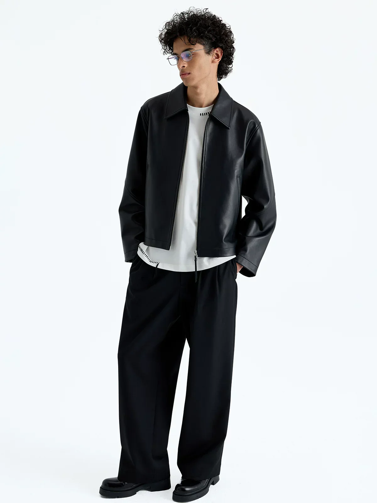 Sheepskin Zip Jacket - Image 2