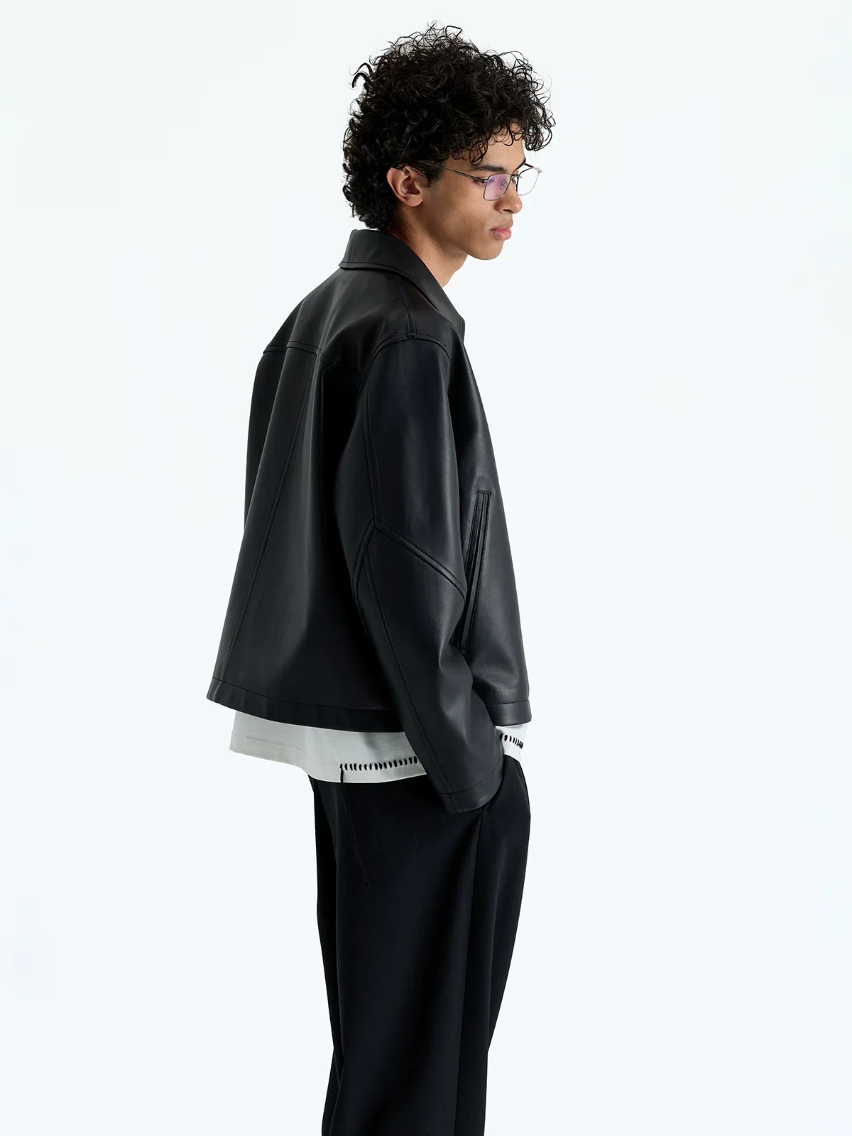 Sheepskin Zip Jacket - Image 3