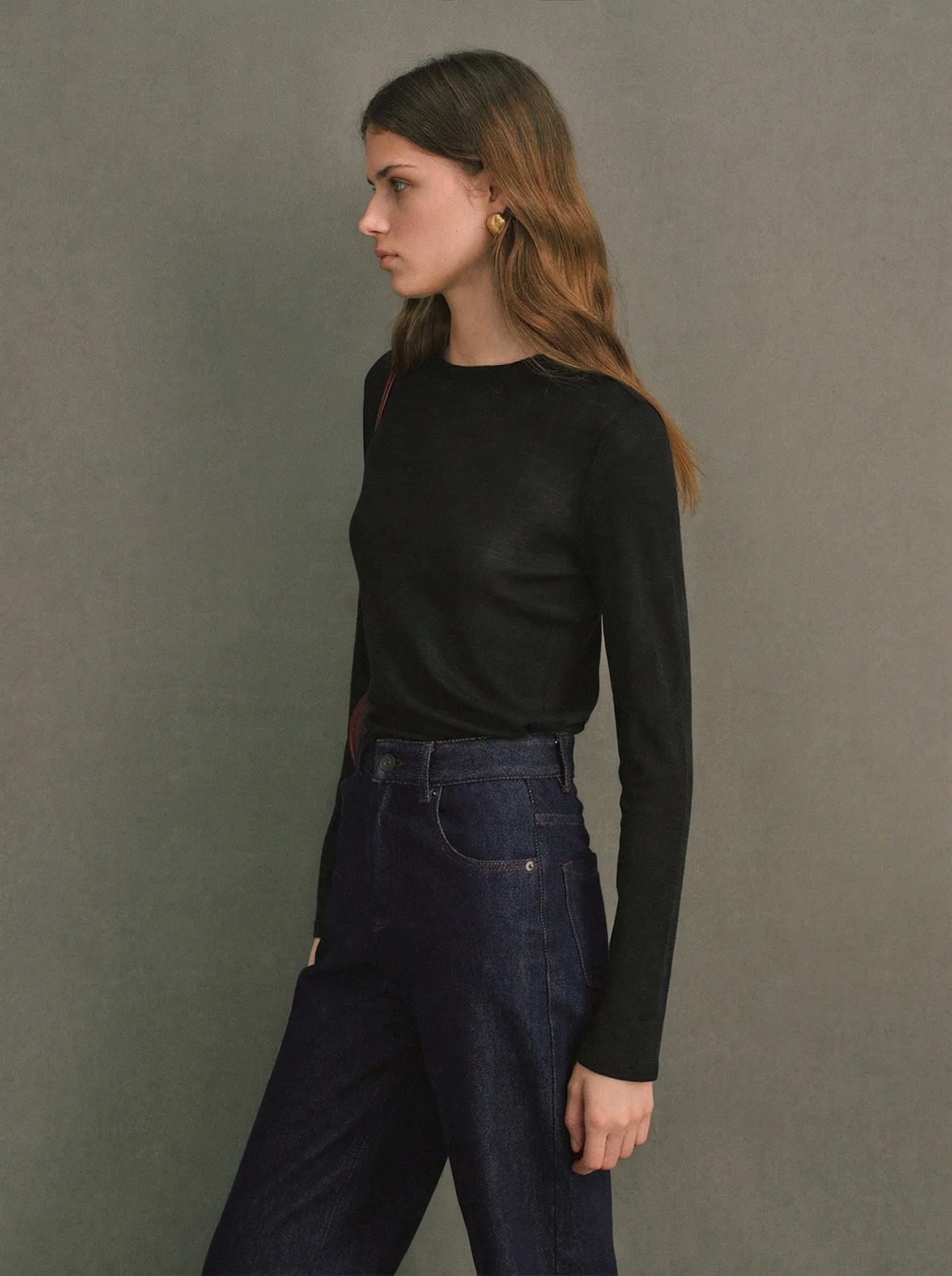 Sheer Crewneck Knit - Image 4