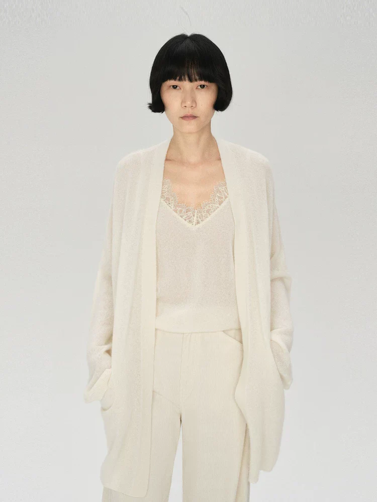 Sheer Knit Cardigan - Image 3