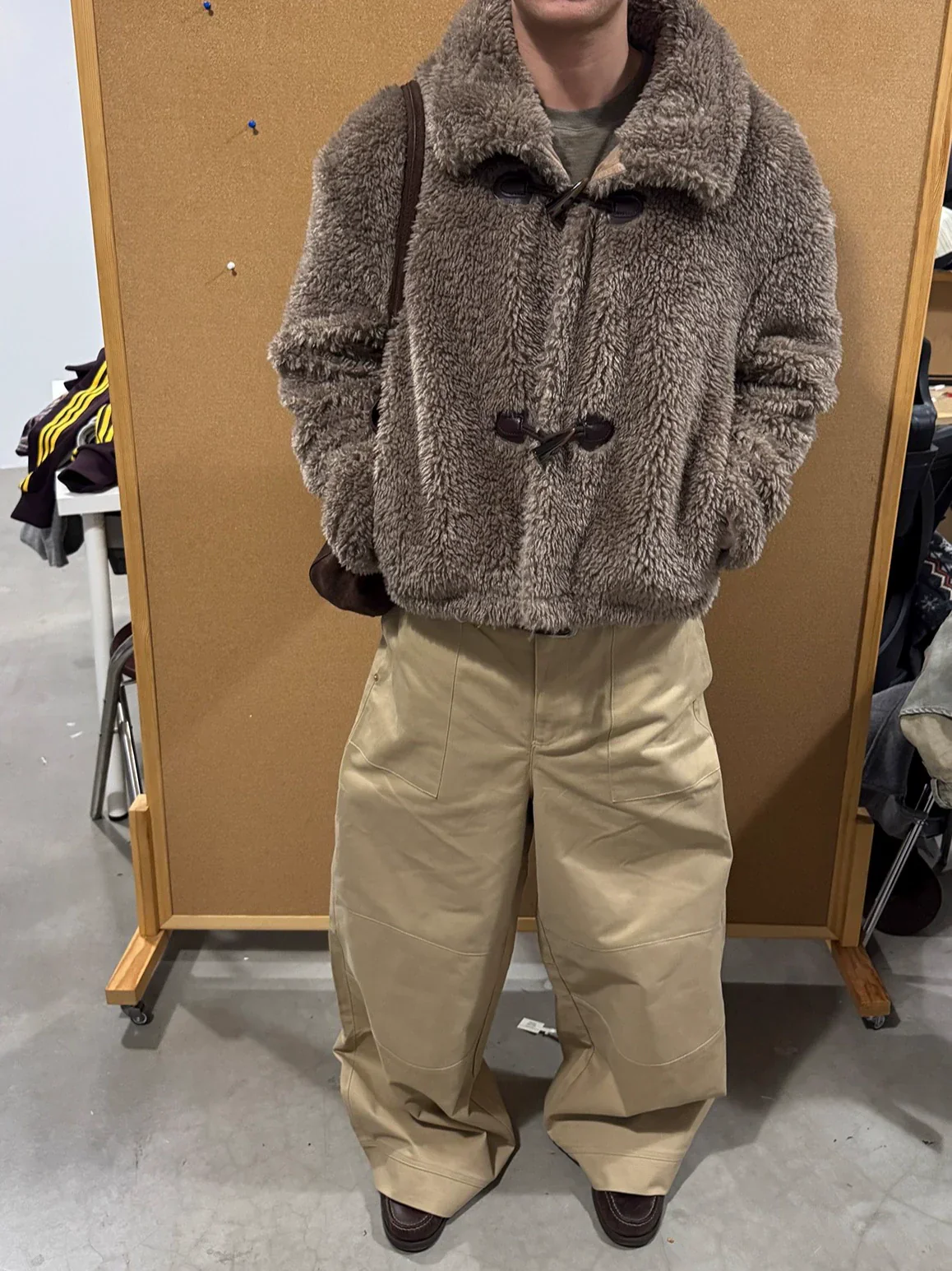 Sherpa Toggle Duffle Jacket - Image 3