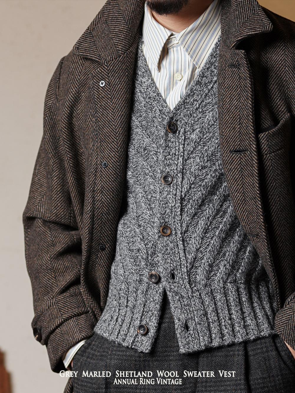 Shetland Wool Sweater Vest