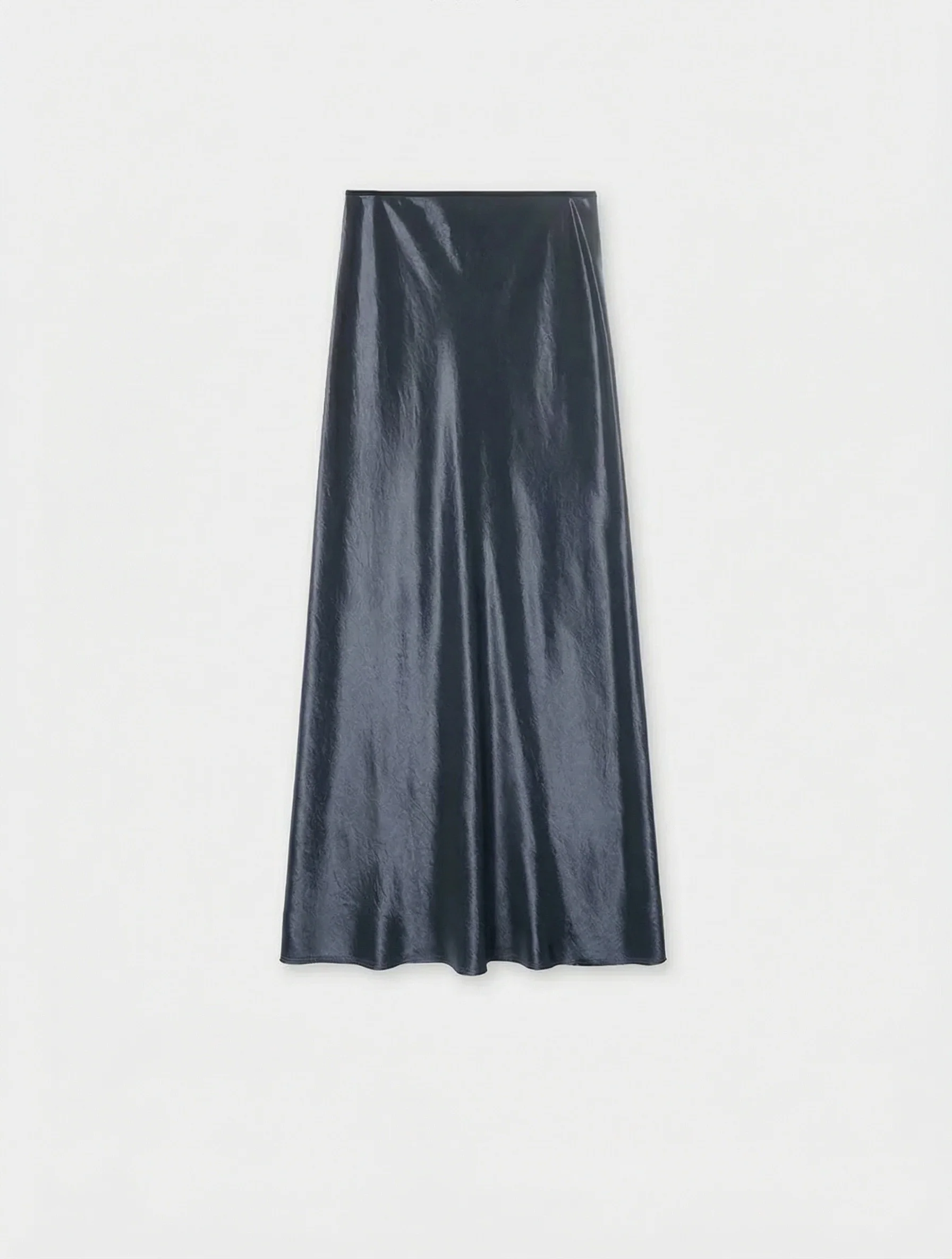 Shiny Twill Maxi Skirt - Image 3