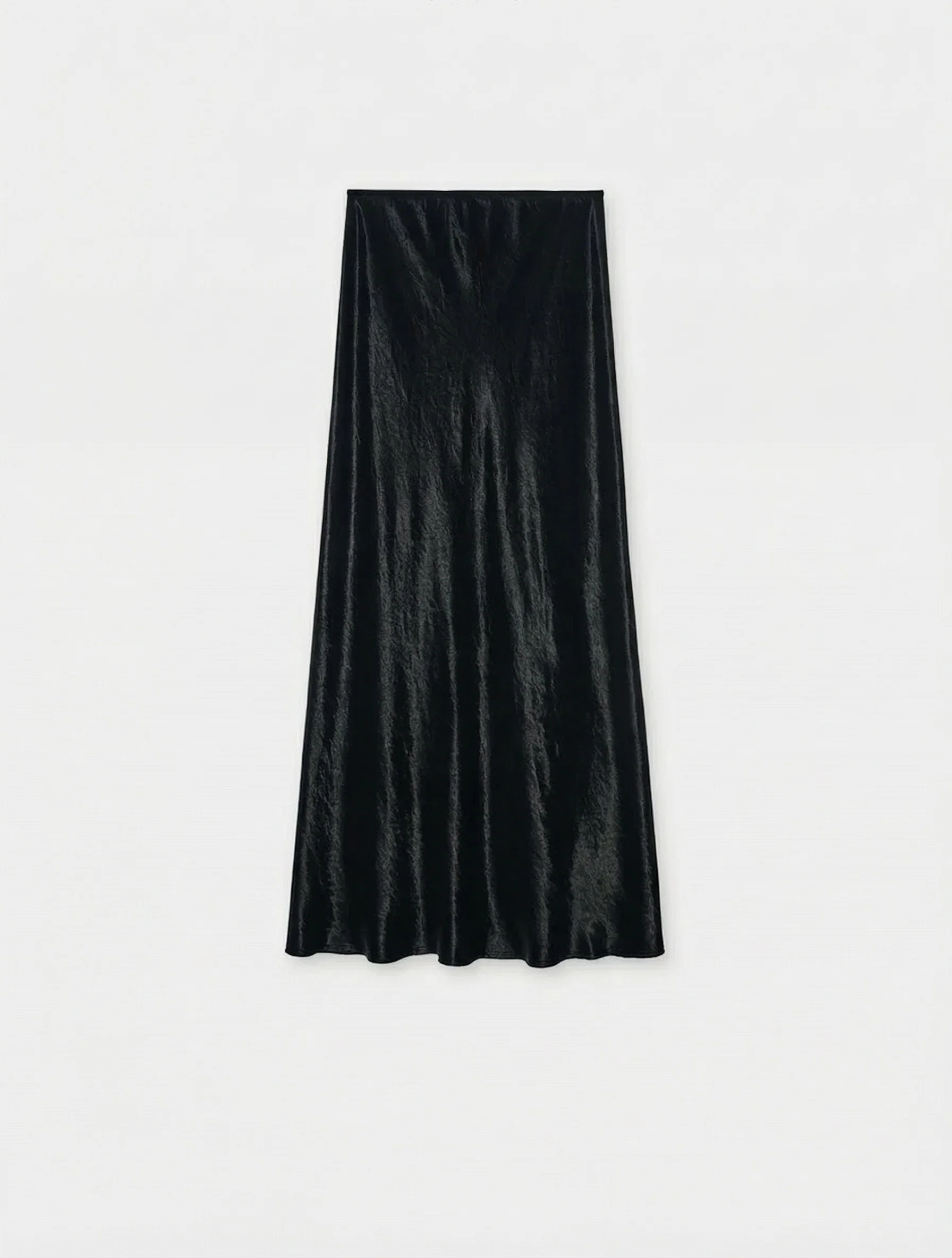 Shiny Twill Maxi Skirt - Image 4