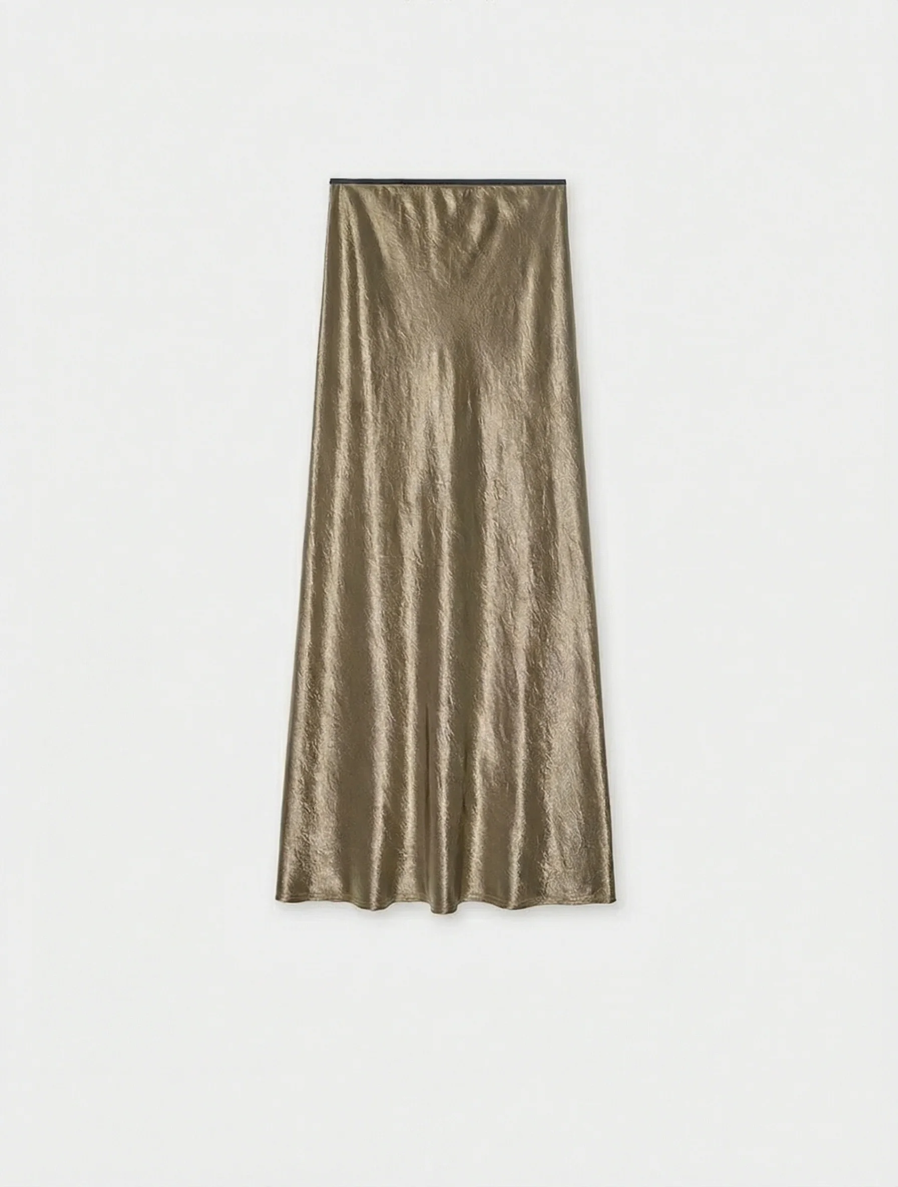 Shiny Twill Maxi Skirt - Image 6