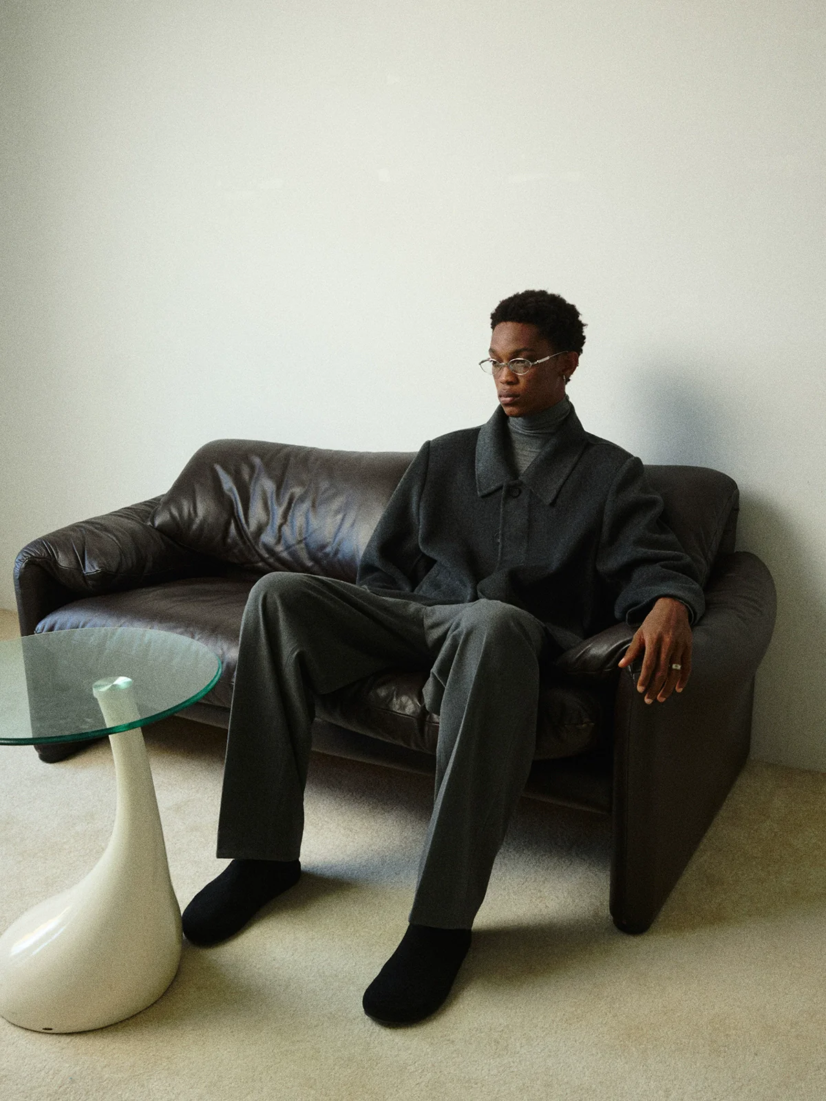 Short Wool-Cashmere Jacket