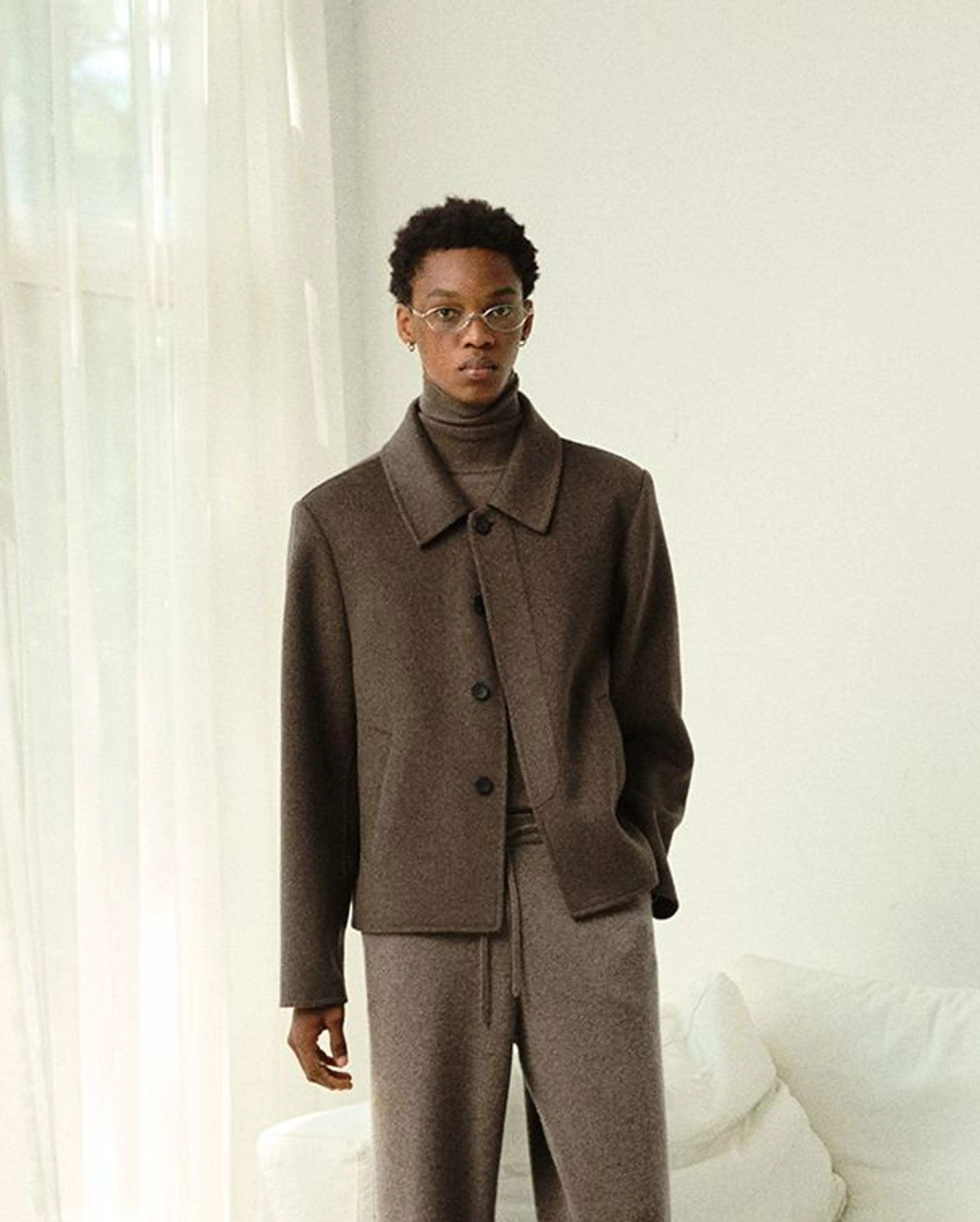 Short Wool-Cashmere Jacket - Image 4