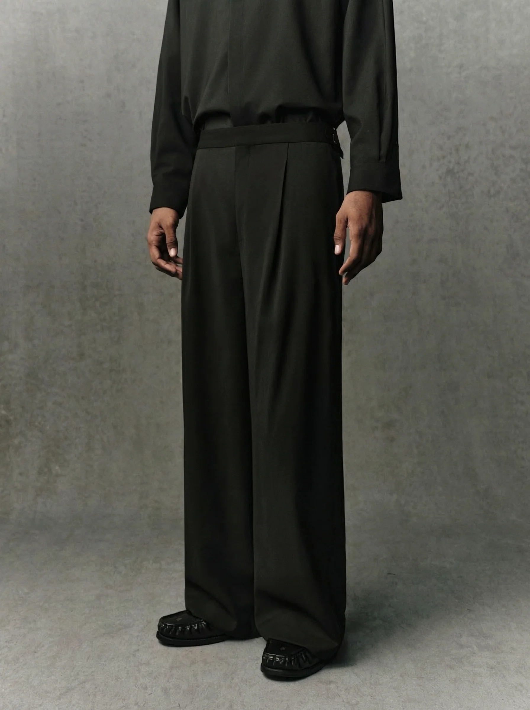 Side-Adjuster Wide Trousers - Image 4