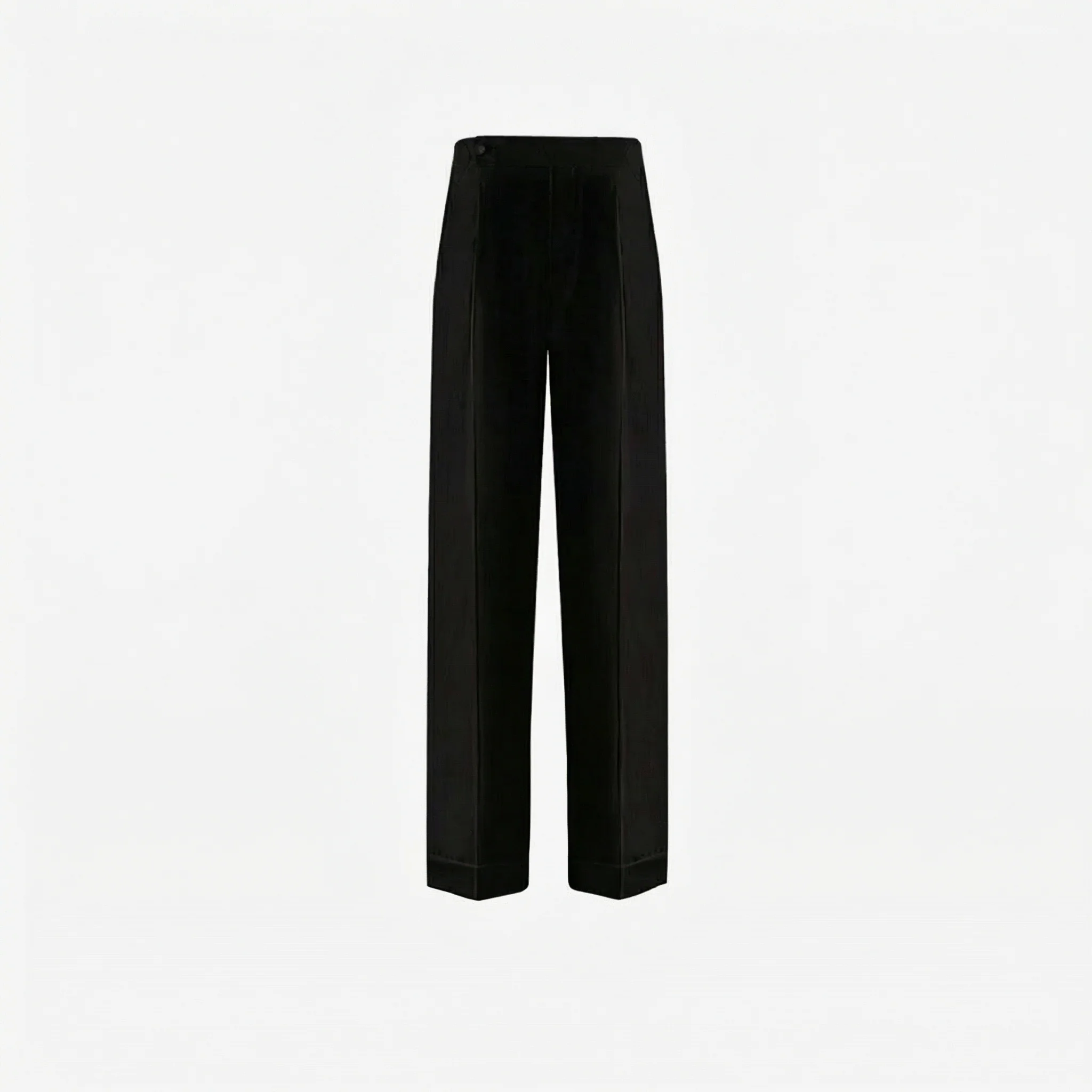 Side-Adjuster Wool Trousers - Image 8