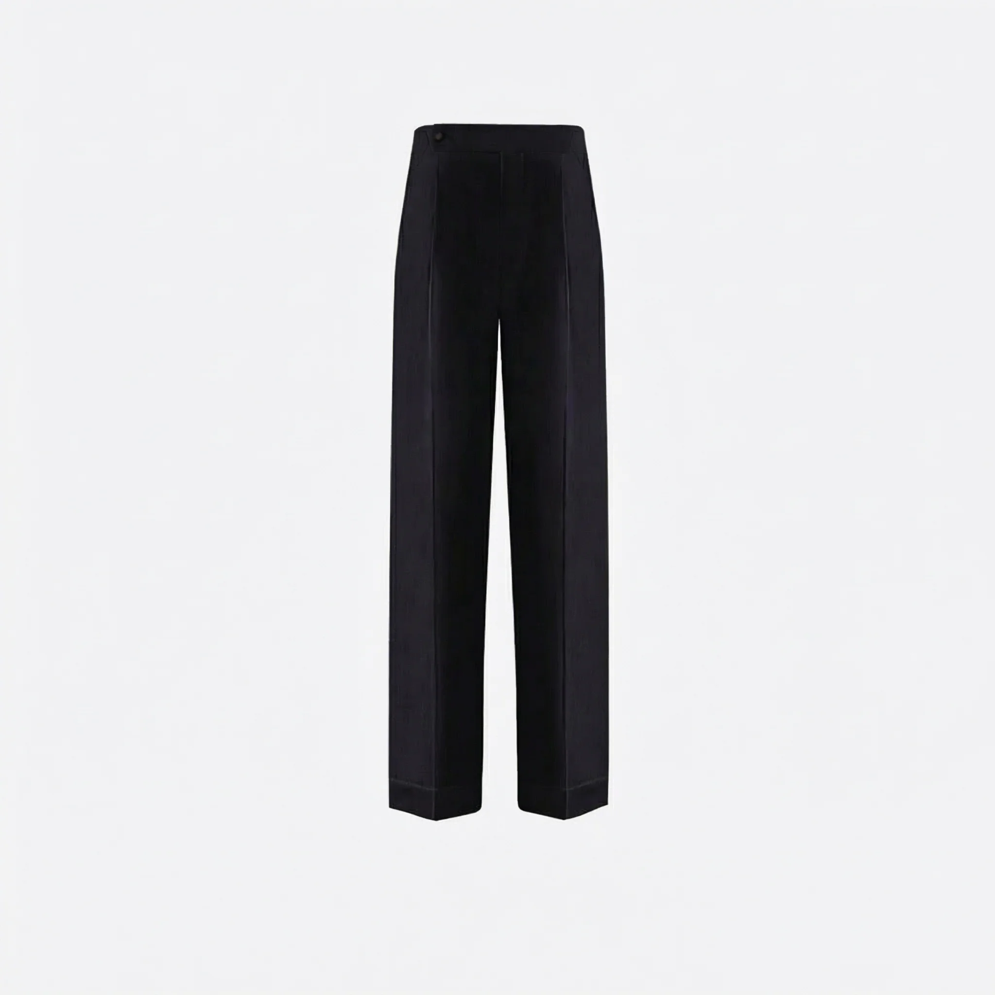 Side-Adjuster Wool Trousers - Image 9