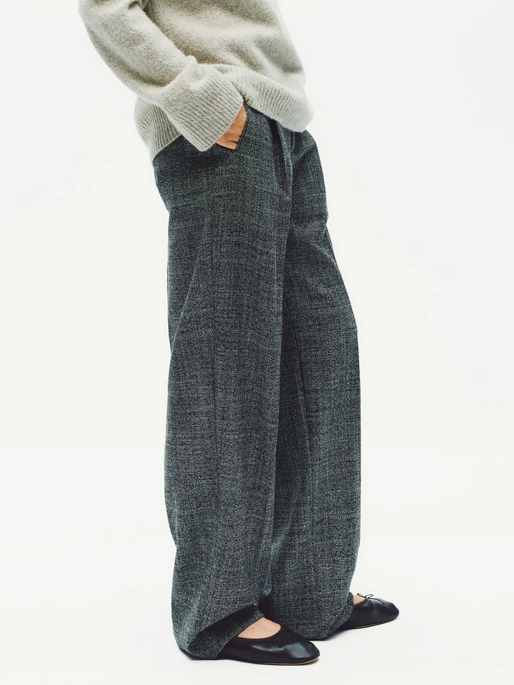 Side-Buckle Wide Trousers - Image 4