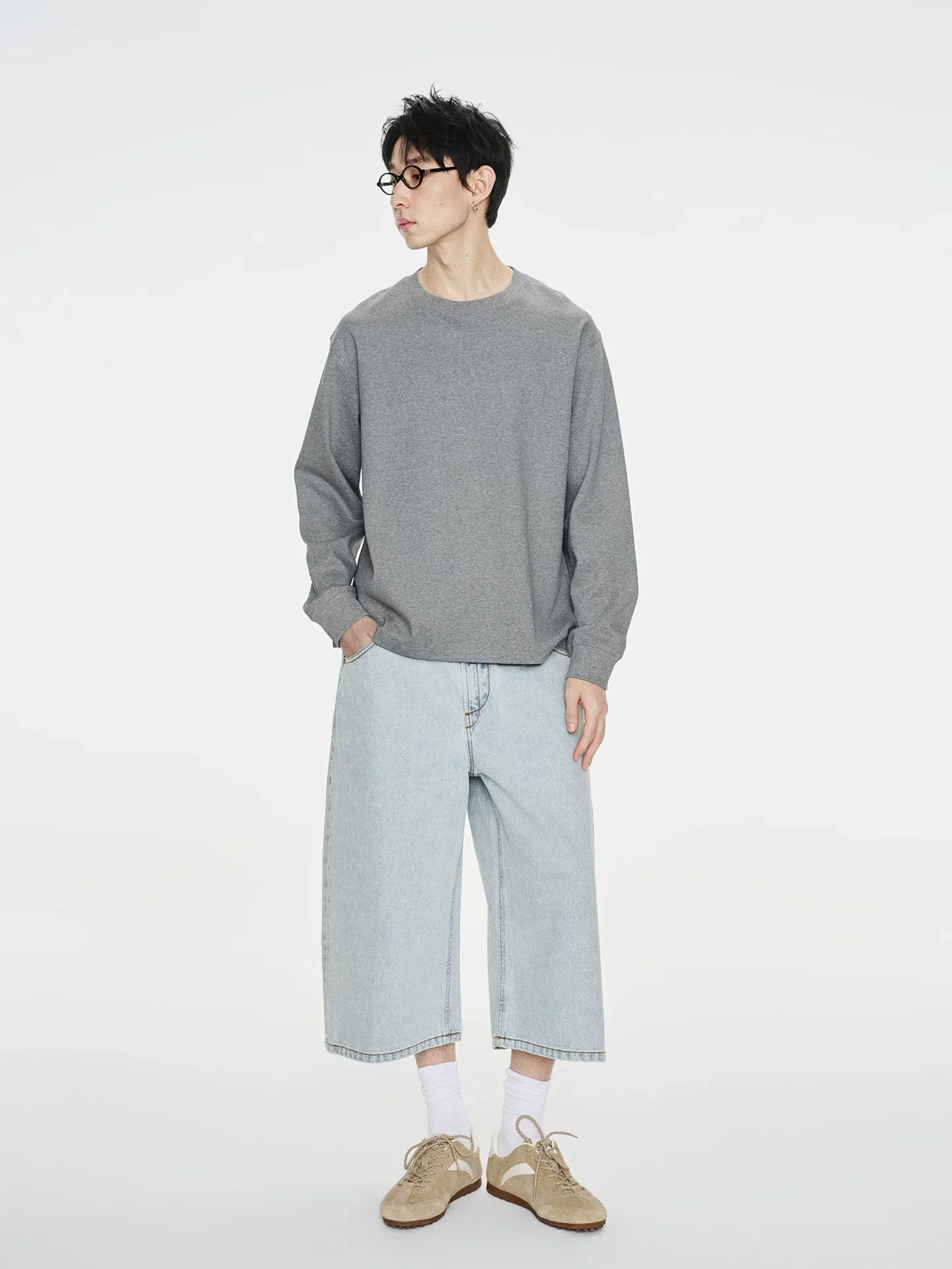 Side-Slit Crew Tee - Image 4
