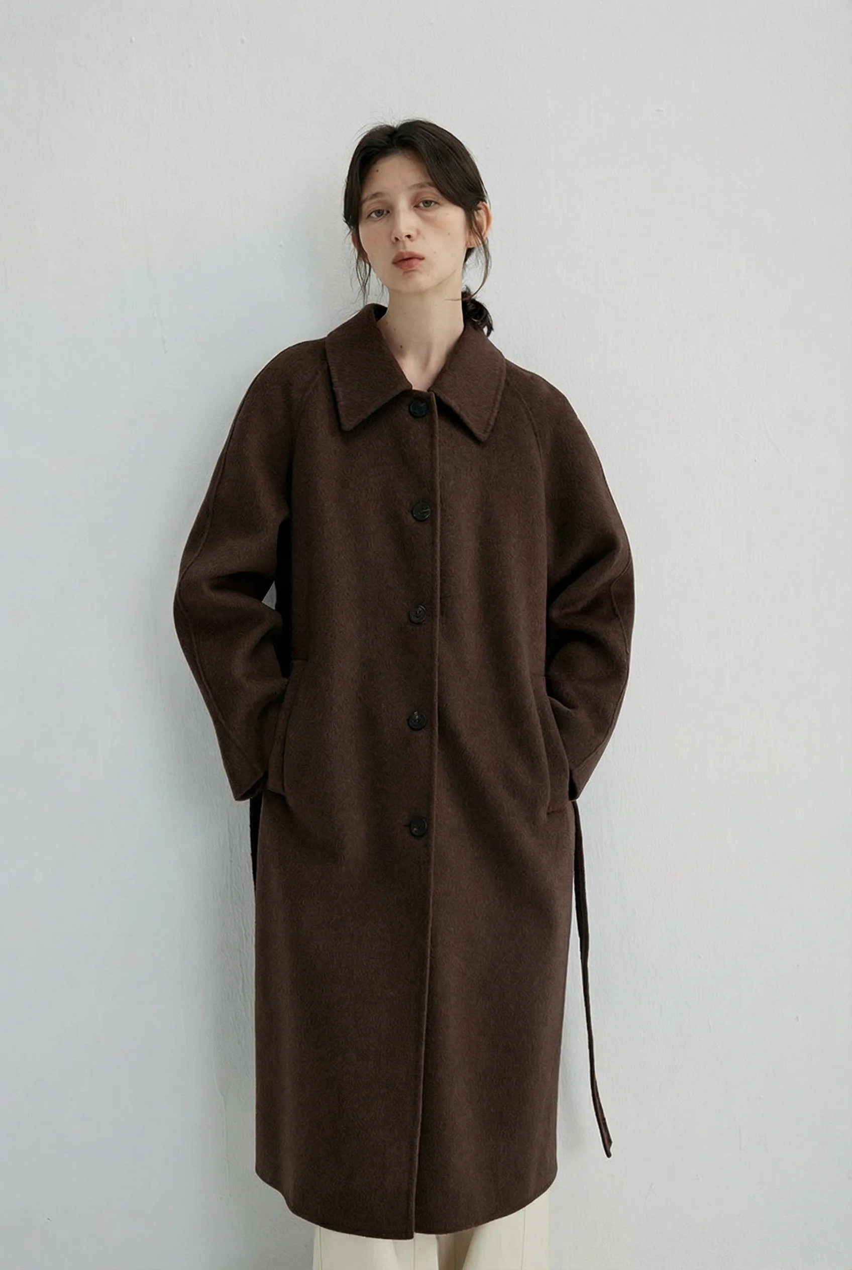 Side-Tie Long Coat