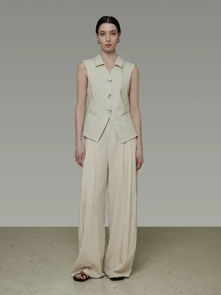 Side-Tie Wide-Leg Pants - Image 3