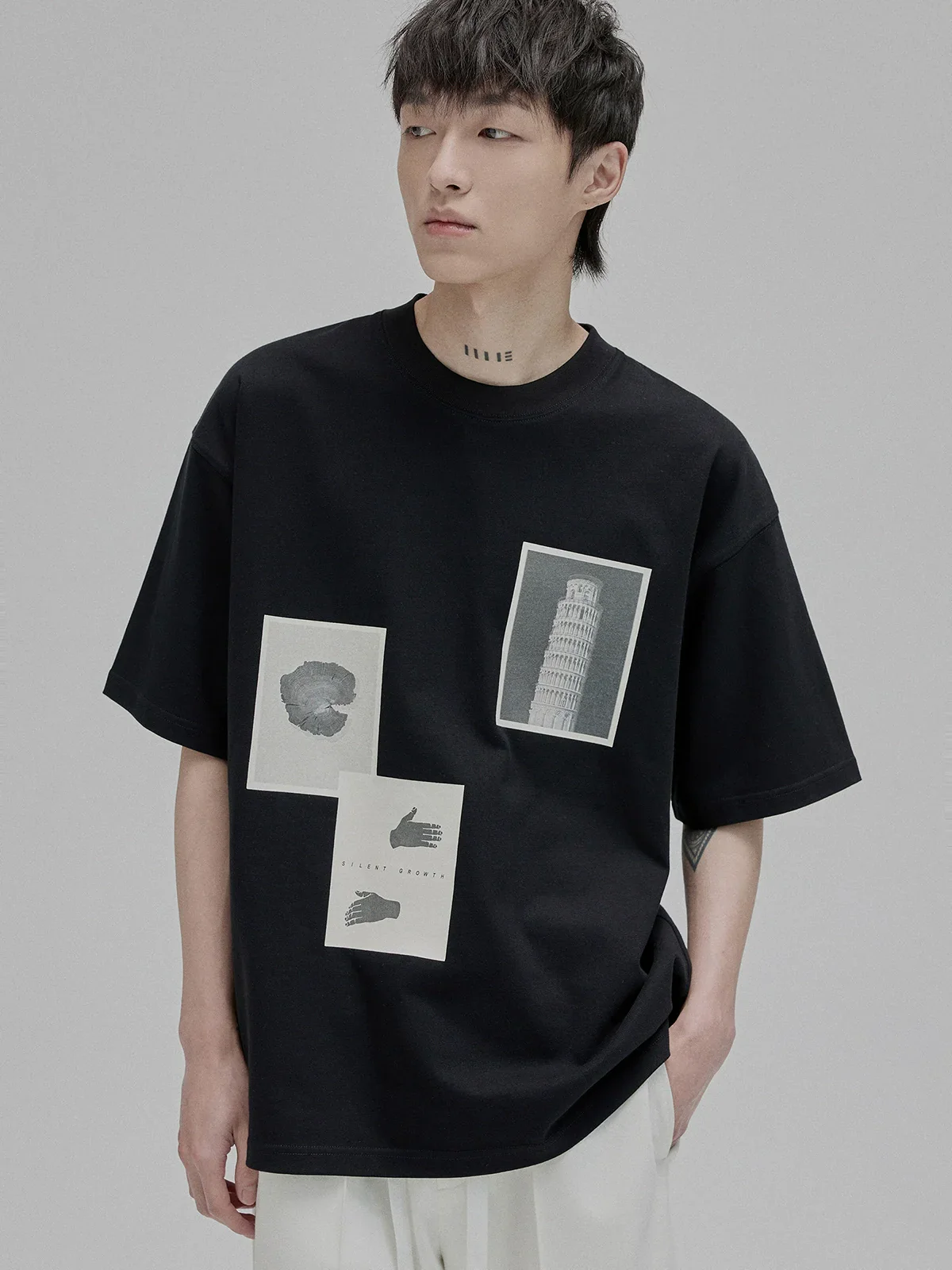 Silent Growth Collage Tee