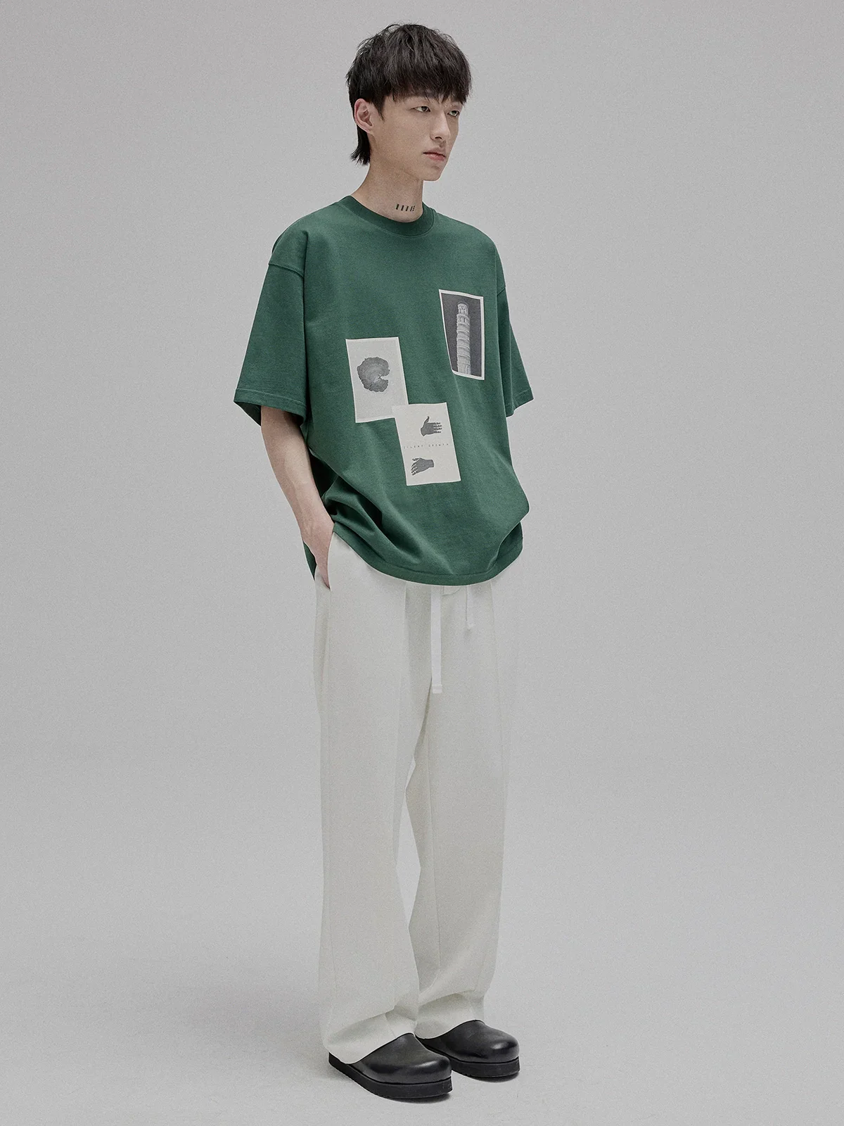 Silent Growth Collage Tee - Image 2
