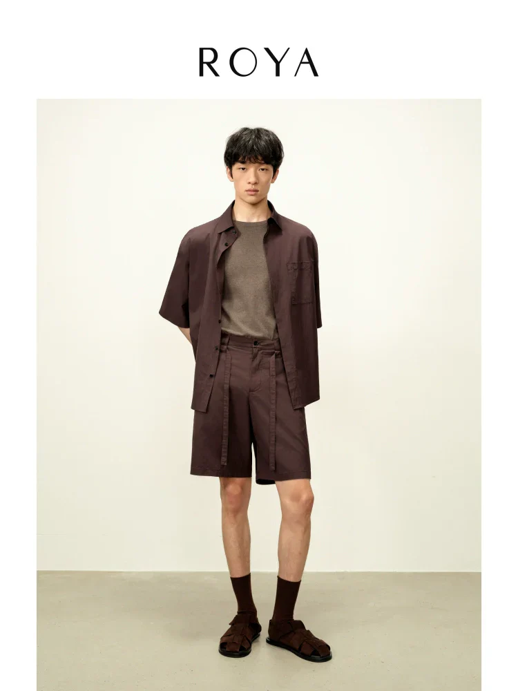 Silk-Blend Concealed-Placket Shirt