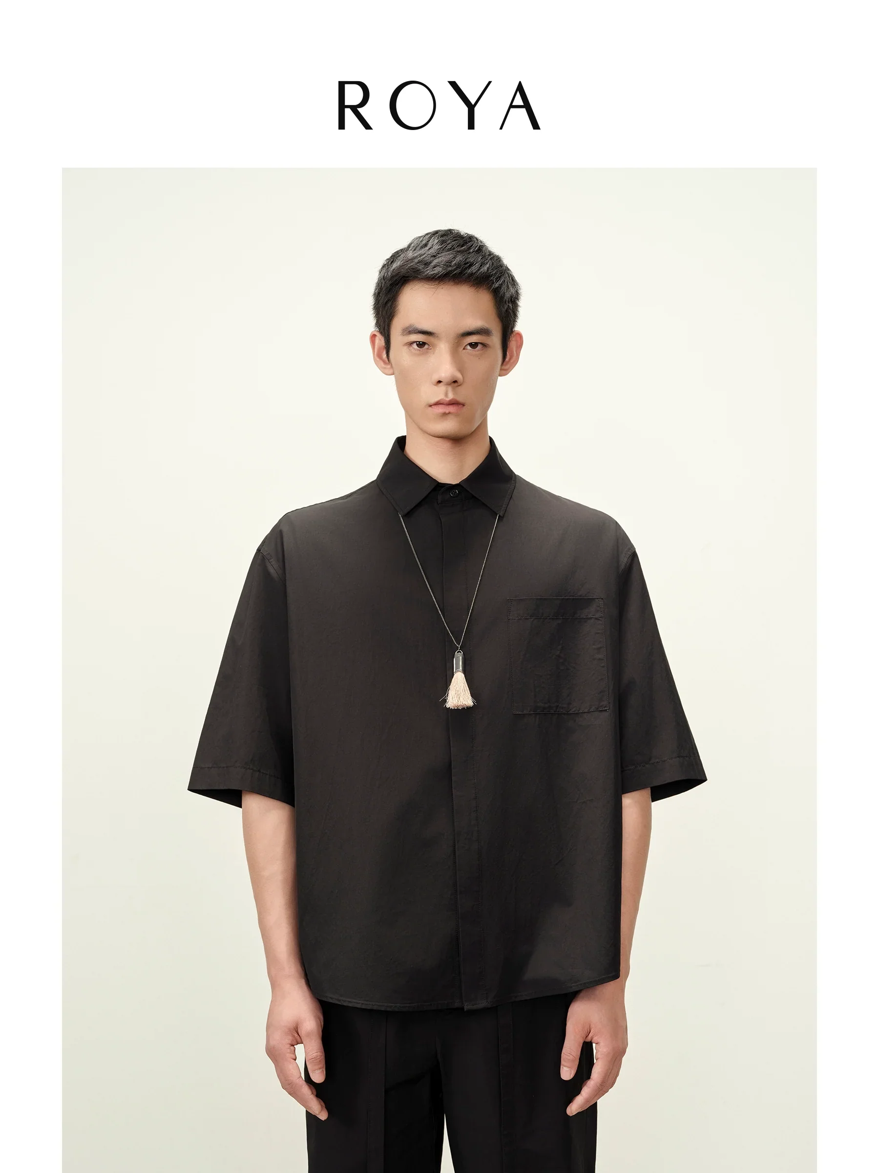 Silk-Blend Concealed-Placket Shirt - Image 2