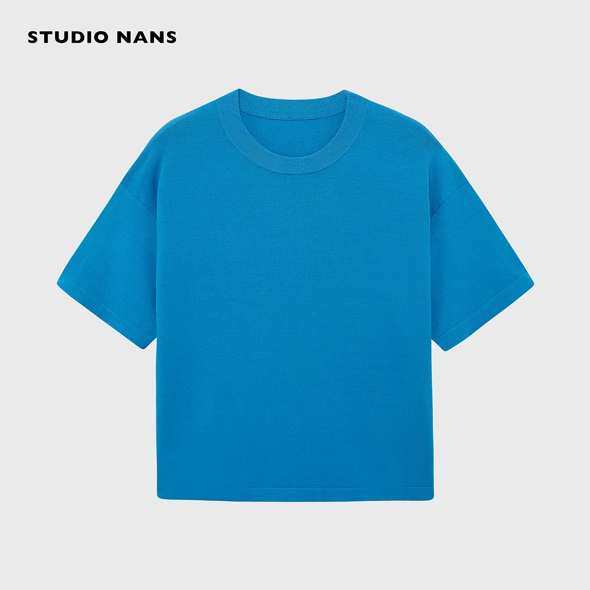 Silk Blend Narrow Crew T-Shirt - Image 6